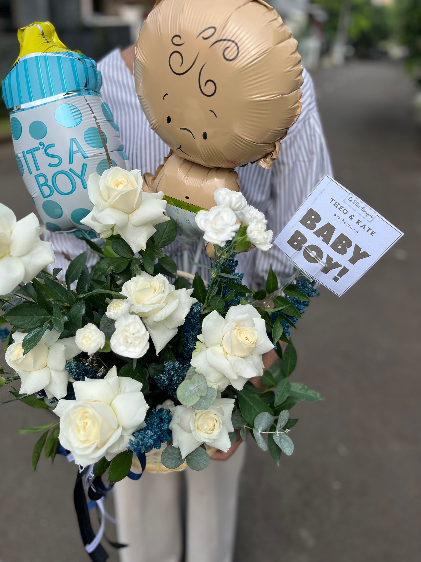 Blooming Newborn Small Basket