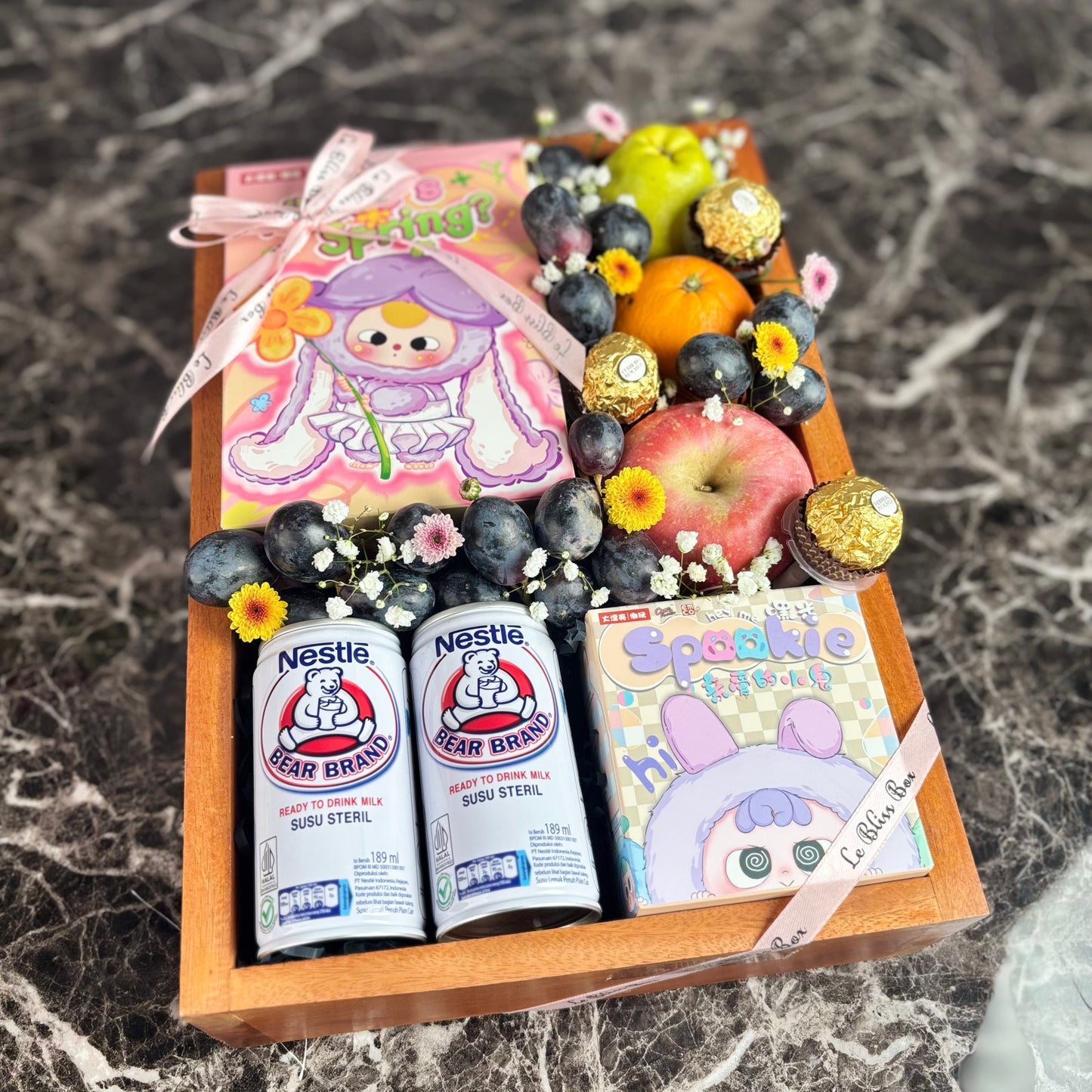Sweet pop wooden fruit box
