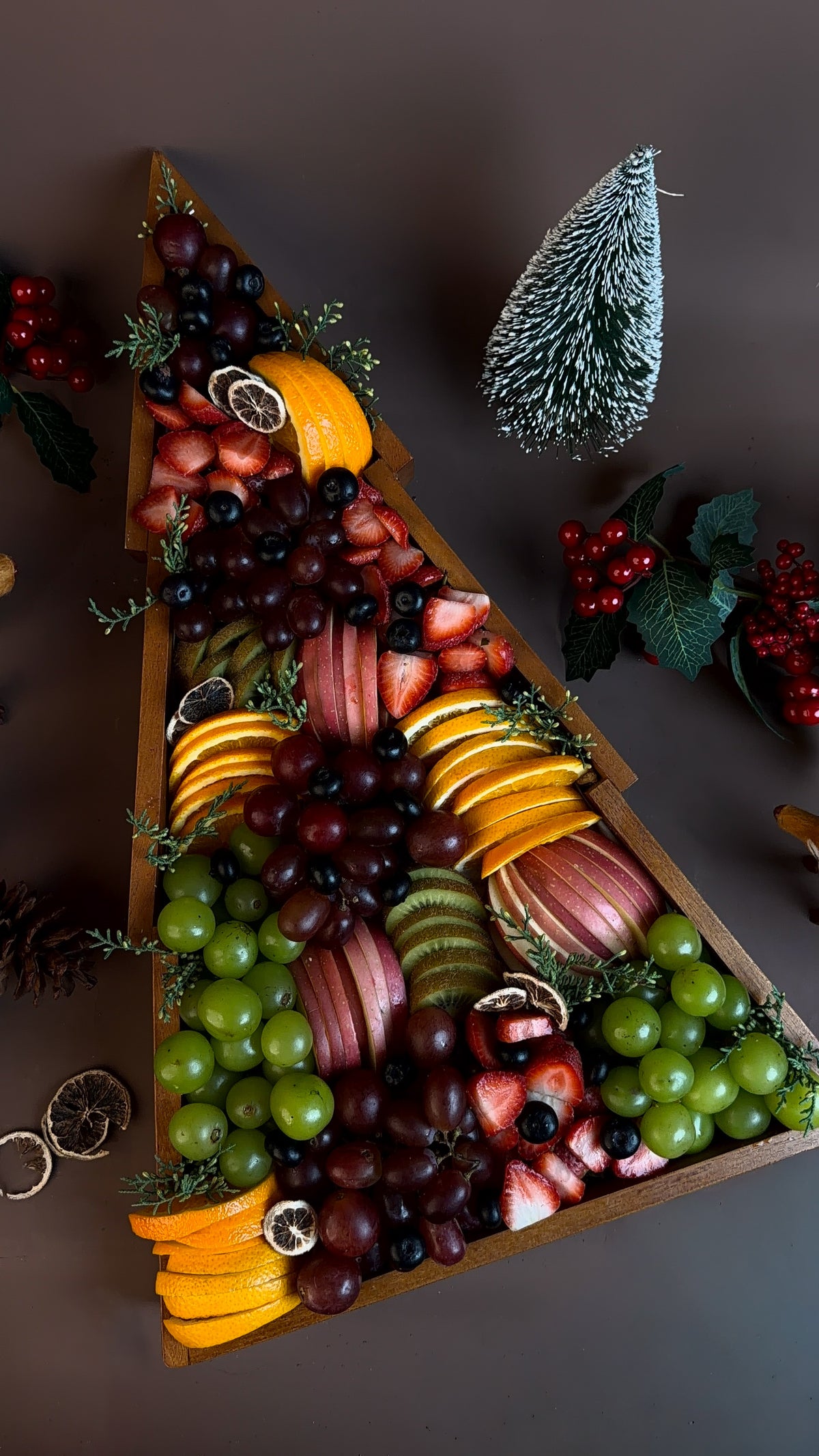 Christmas Tree Fruit Platter