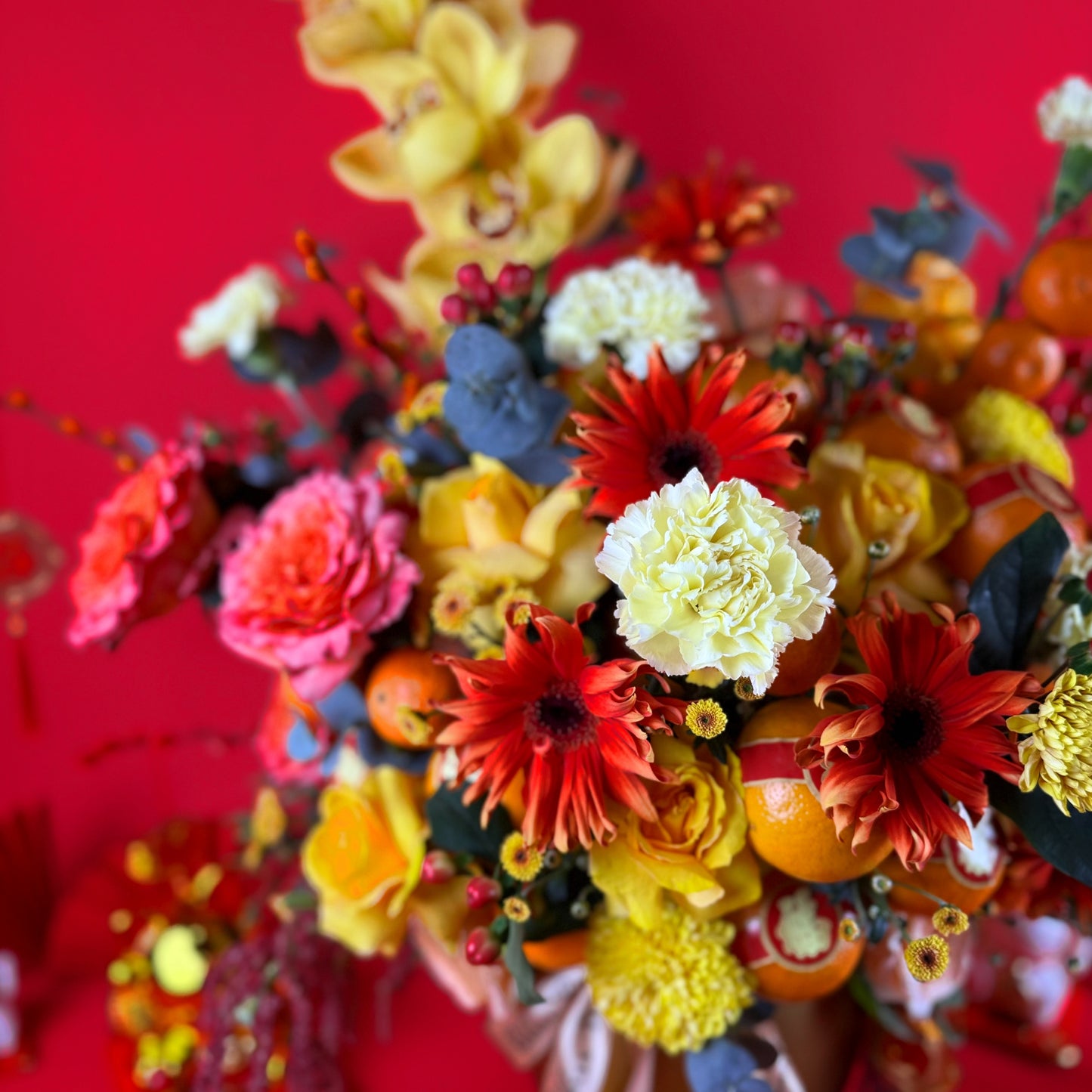 Blissful Fortune Grand Vase Arrangement