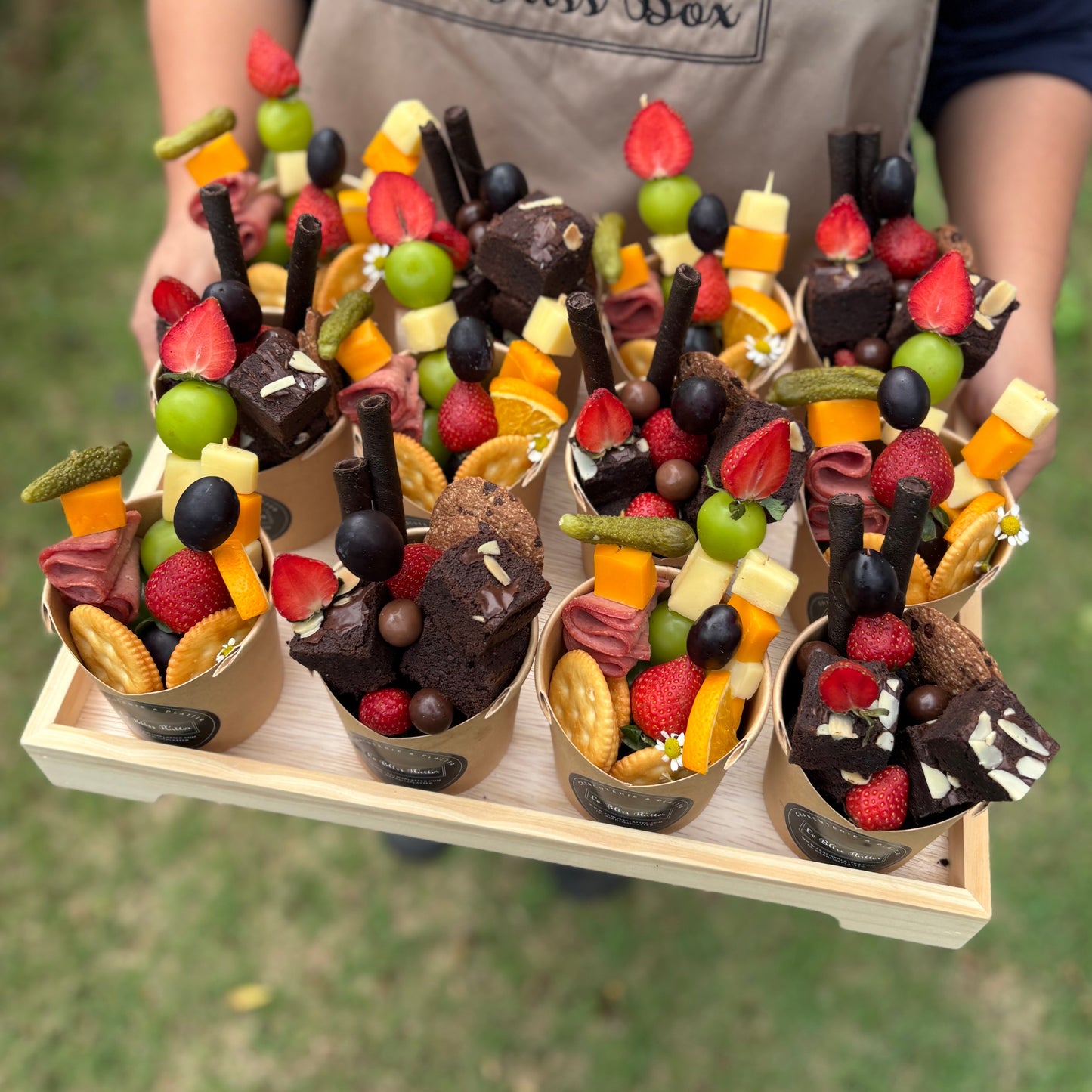 Sweet and Savory Charcuterie in A Cup