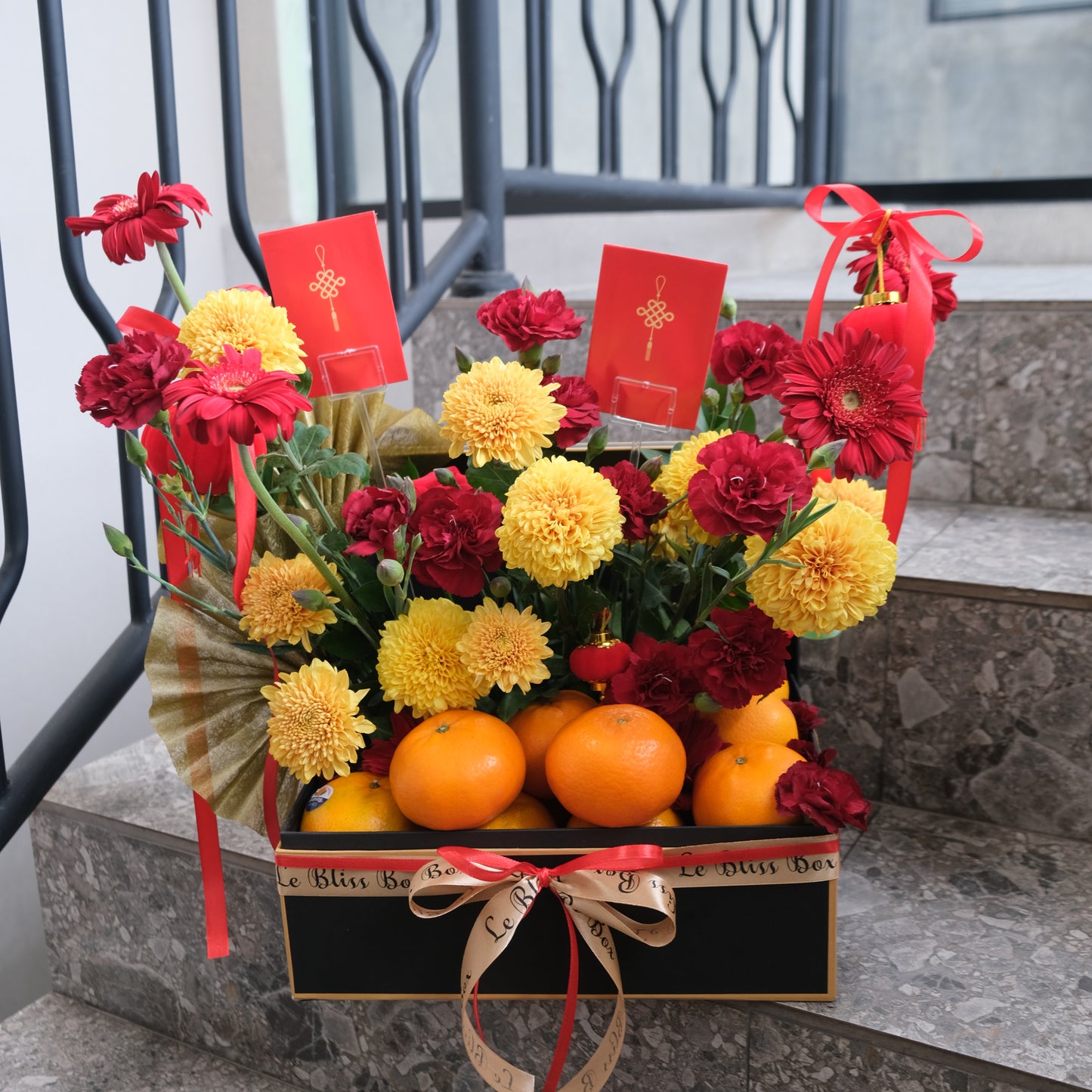 CNY Prosperity Fruit & Floral Box