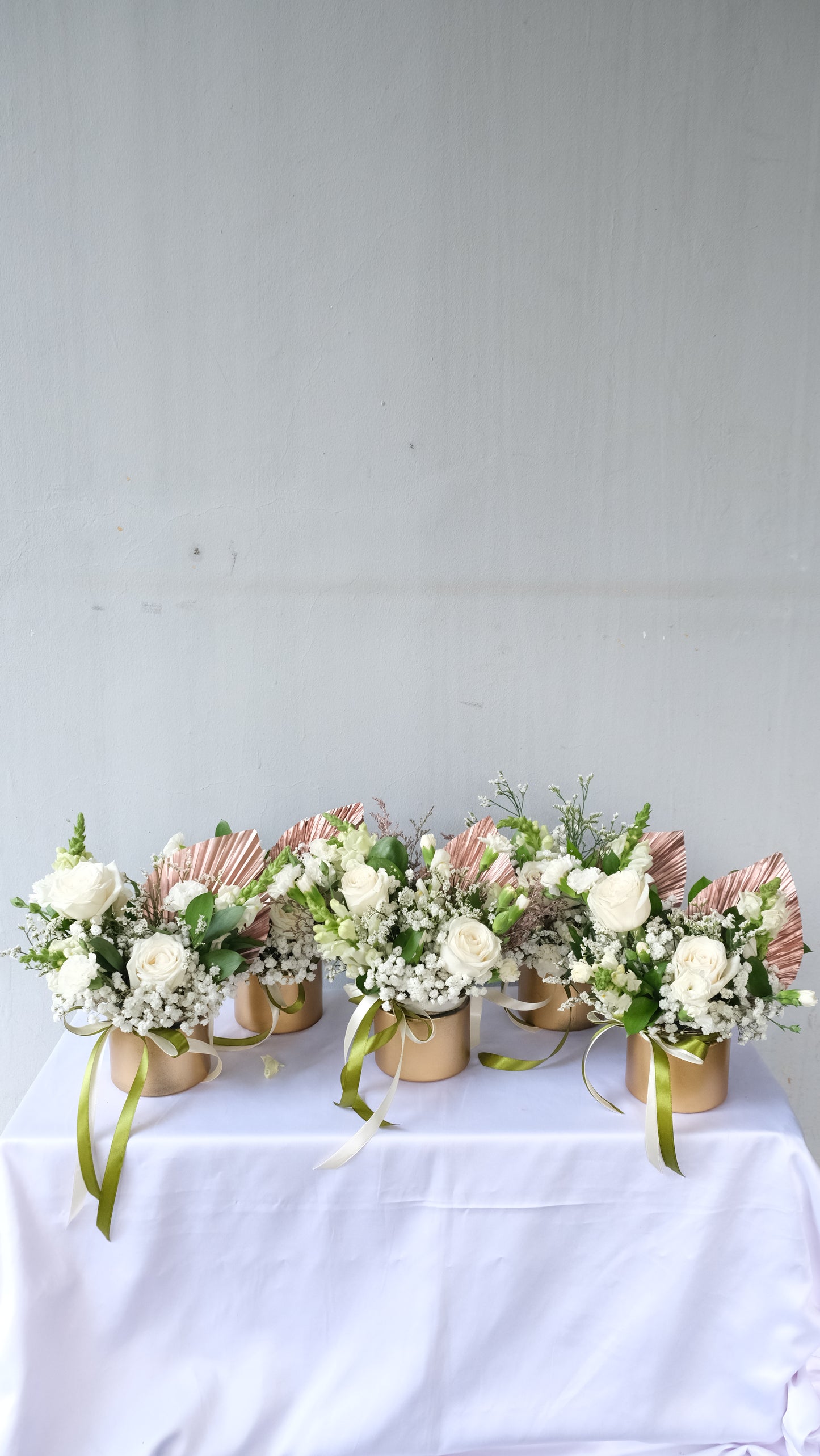 White Green Petite Jar