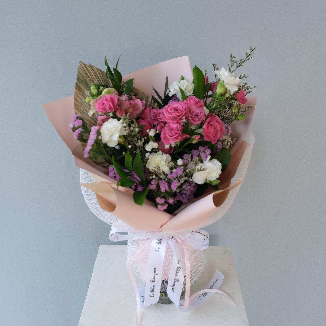 Babyrose Bouquet in a Bottle