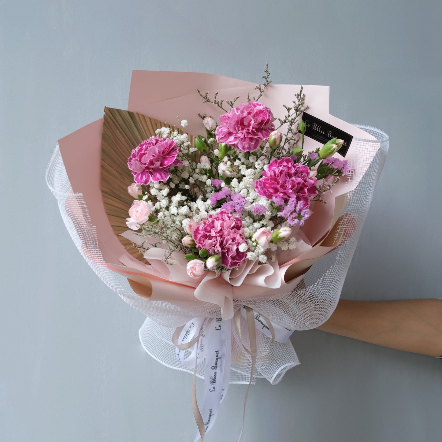 Cherry Carnation Bouquet