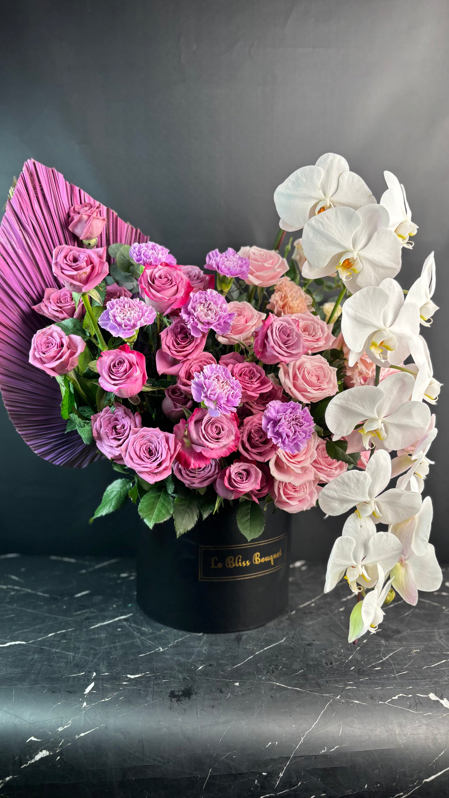 Purple Pink Orchid Bloombox