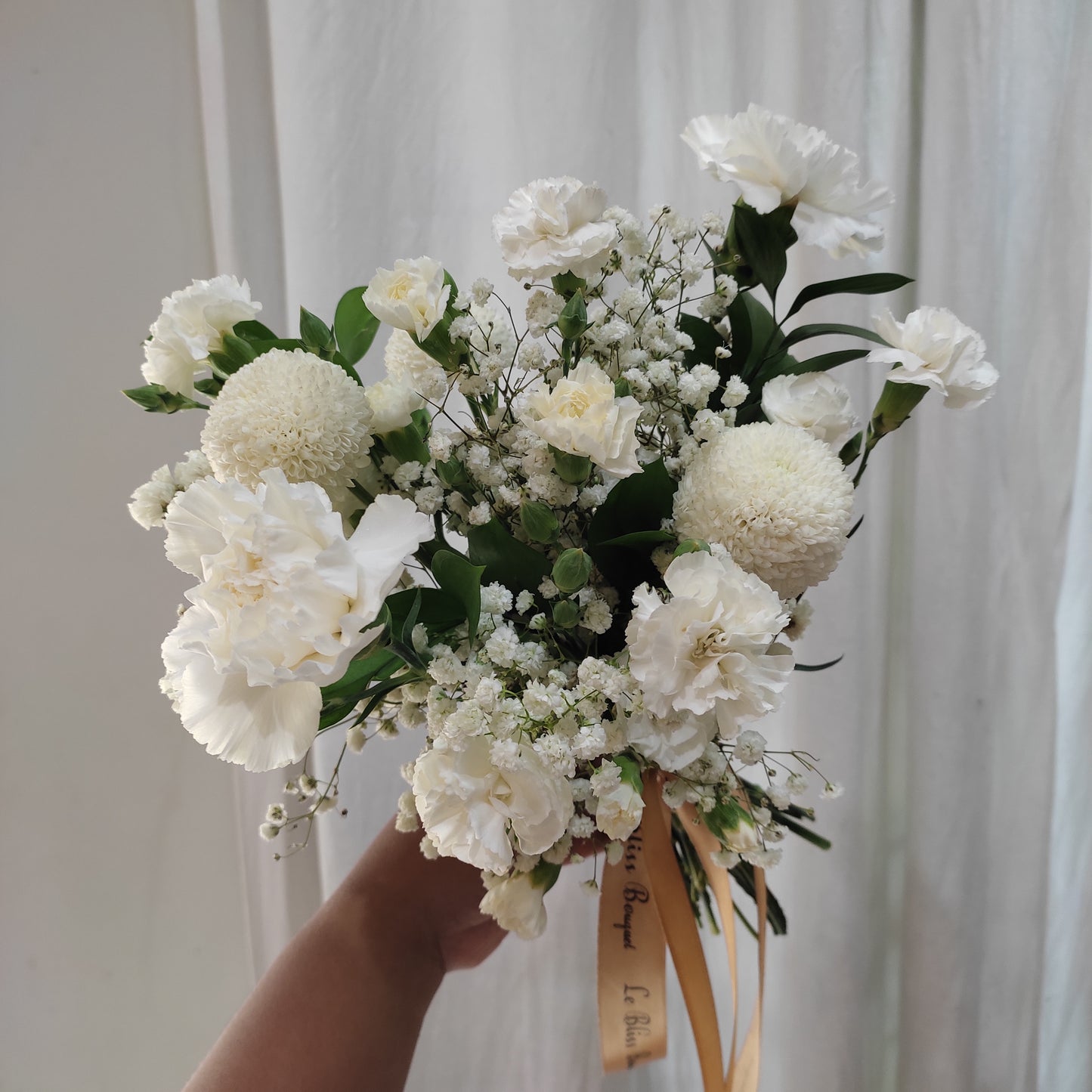 Petite White Prewed Bouquet