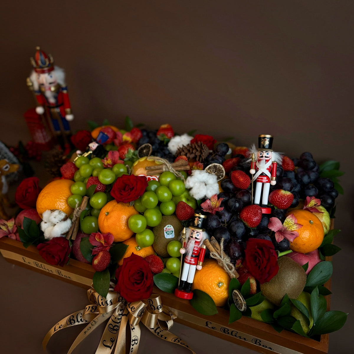 Xtra Xmas Majestic Wooden Fruit Box