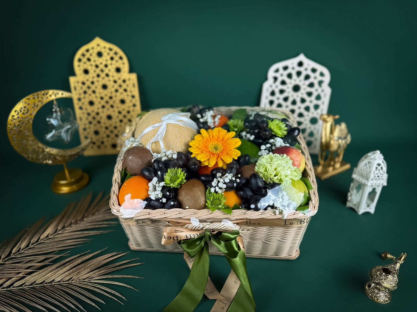 Eid Melon Fruit Rattan Box