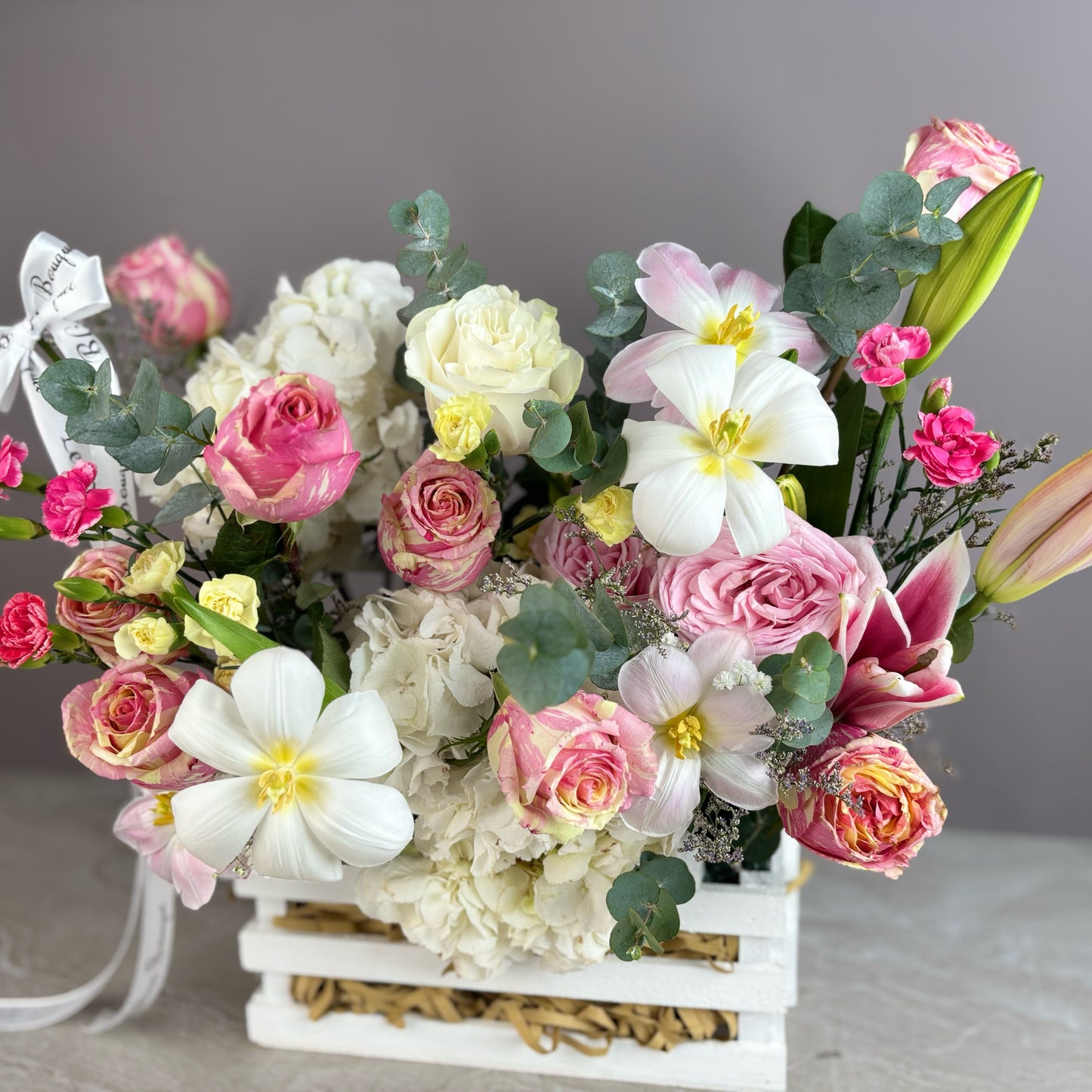 Soft Petal Garden Crate