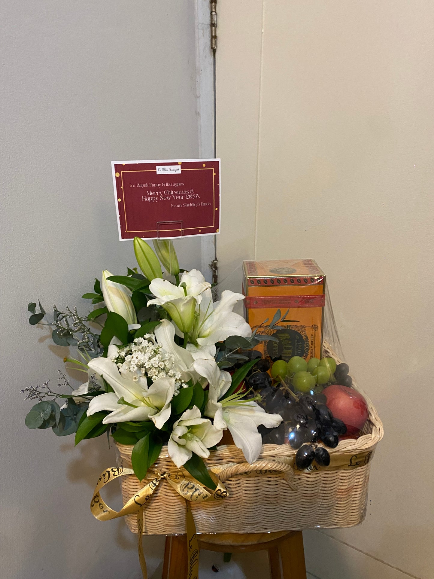 Bacha Coffee Lily Fruit Rattan Box