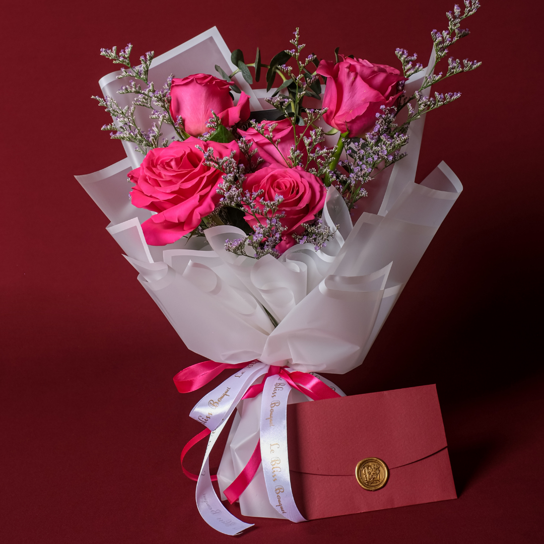 Blissful Ecuadorian Roses Bouquet - Le Bliss Bouquet