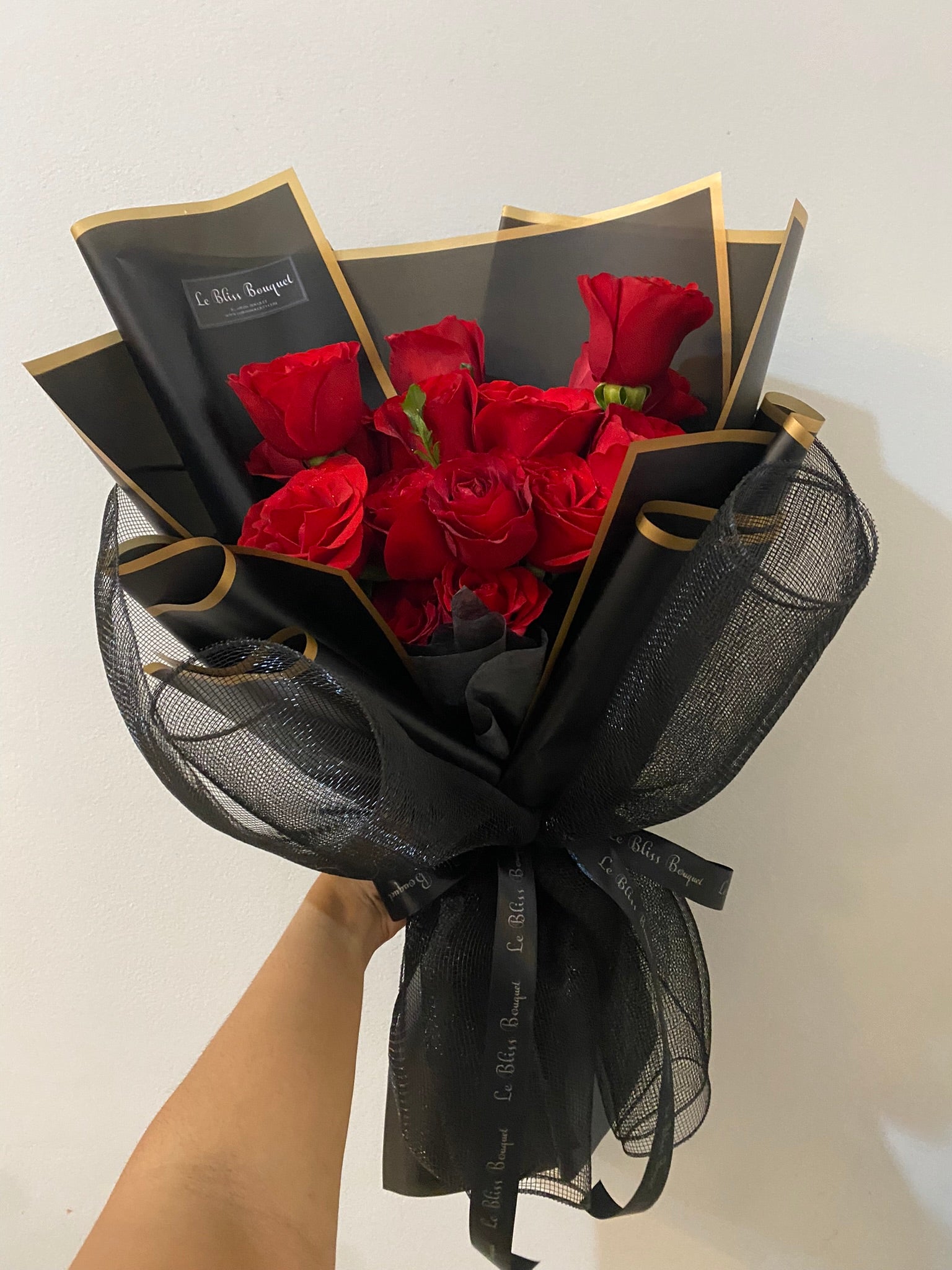 17 red rose bouquet by le bliss bouquet jakarta delivery