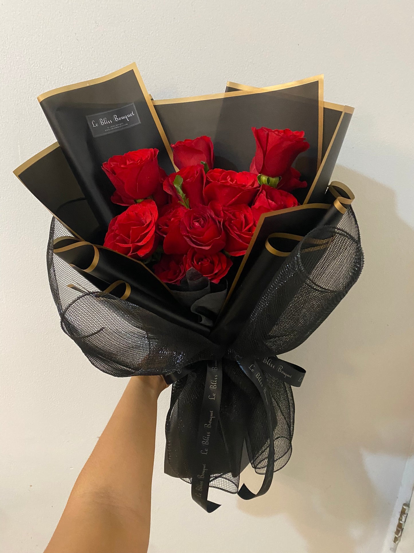 17 red rose bouquet by le bliss bouquet jakarta tangerang indonesia delivery