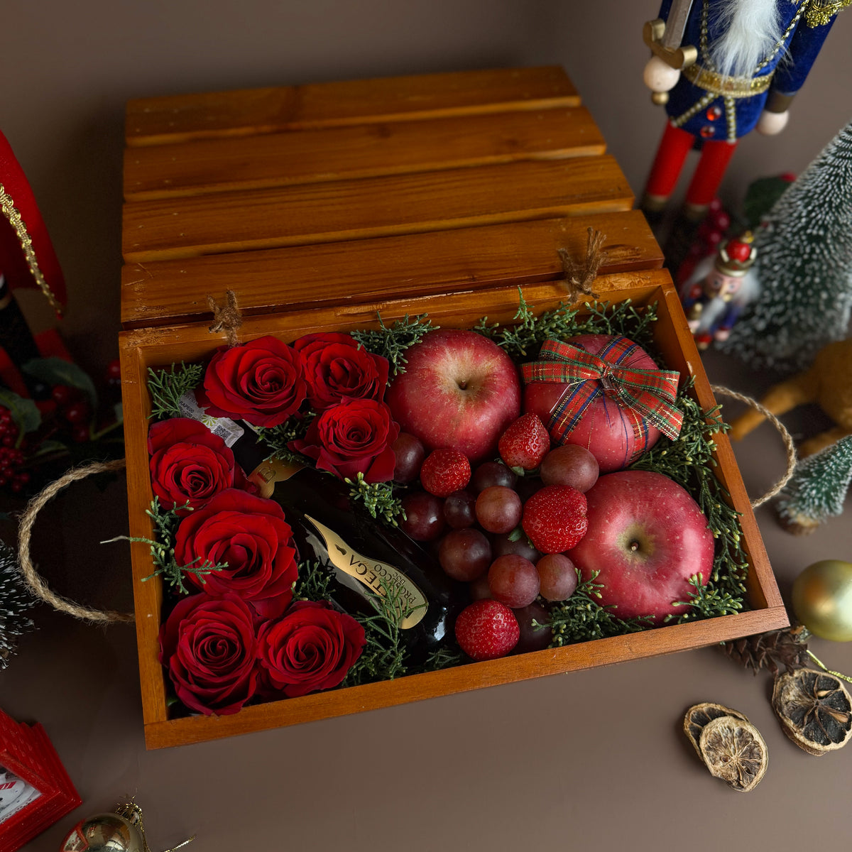 Mini Bottega Festive Fruit Crate Box