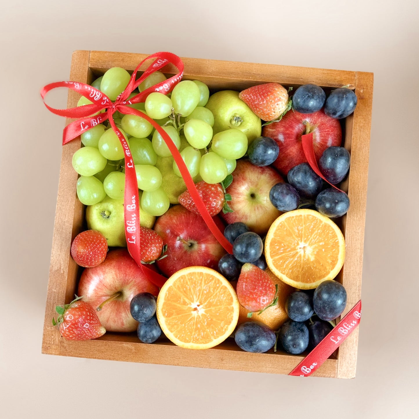 Petite Colorful Wooden Fruit Box