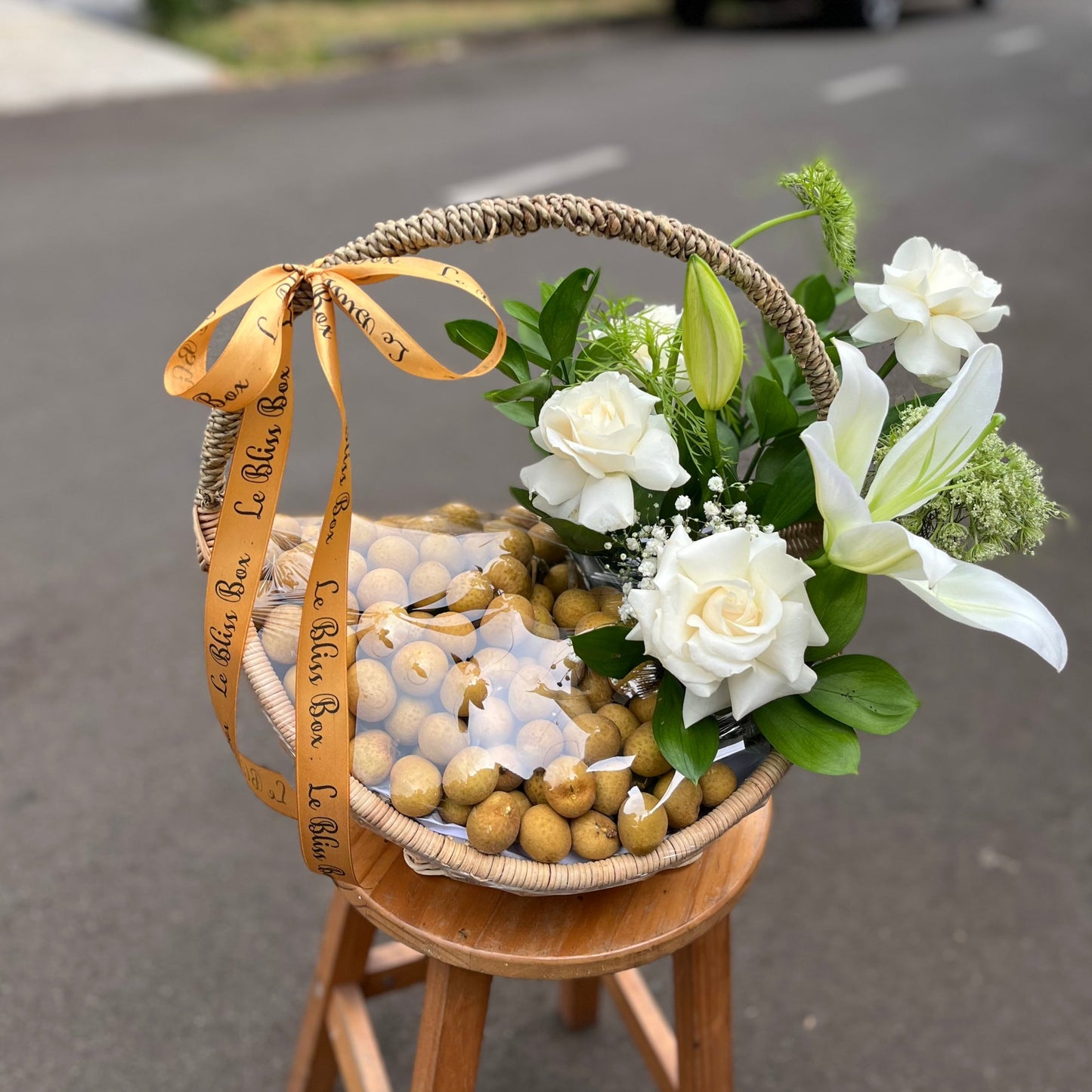 Longan Flower Hamper Basket