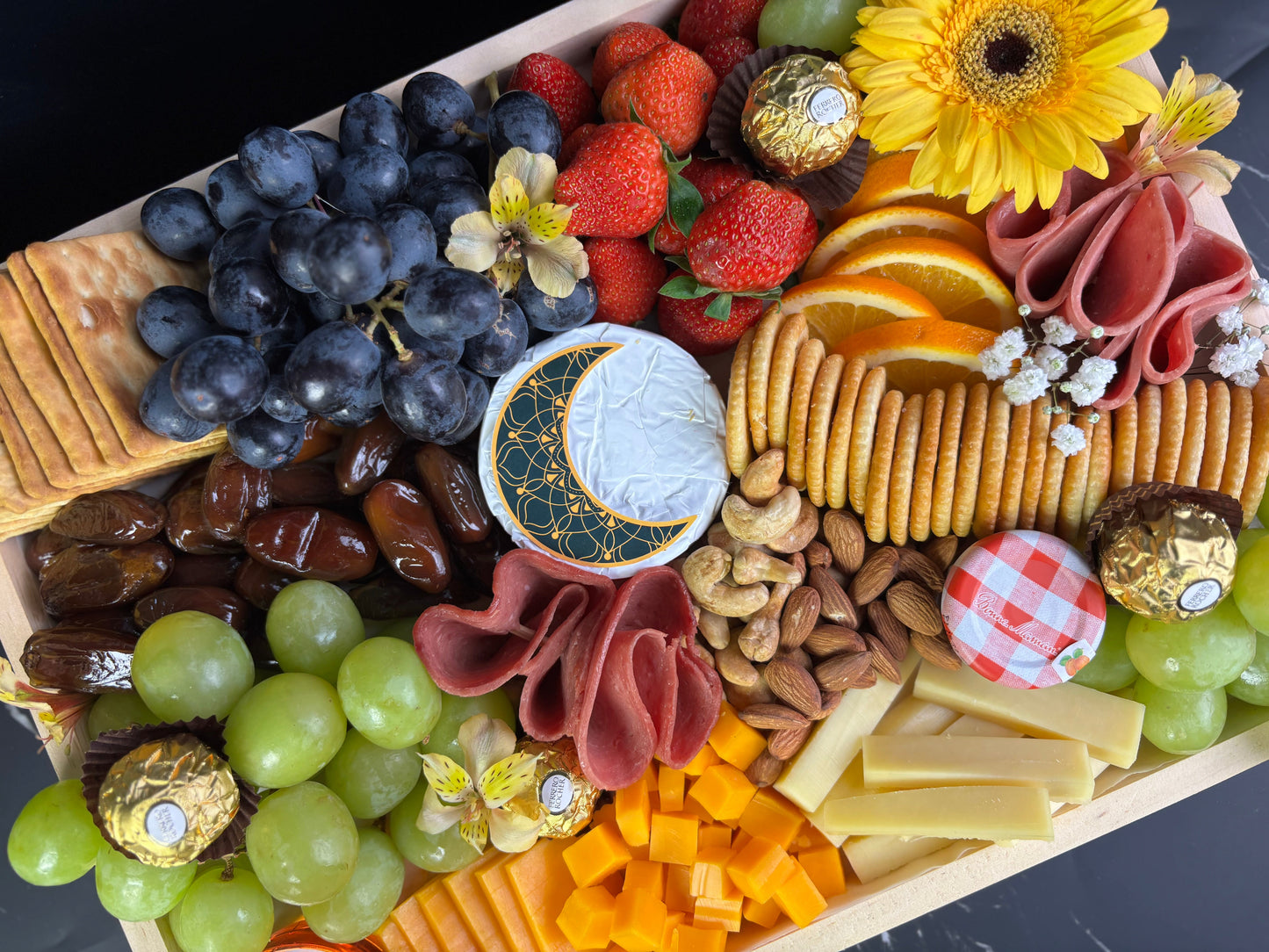 Cheese Fruit Platter Eid Fitr Hamper