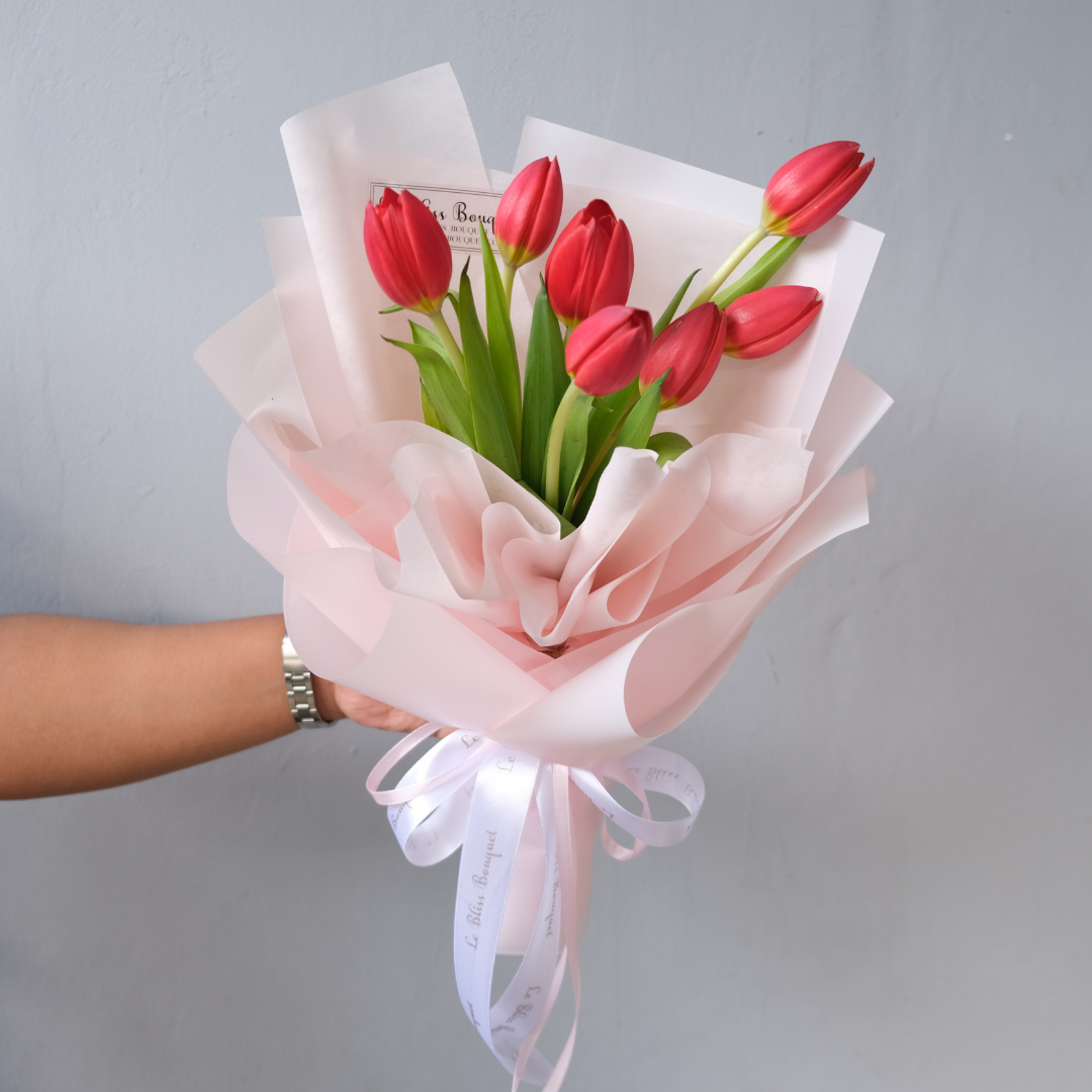 Classic Red Tulip Bouquet