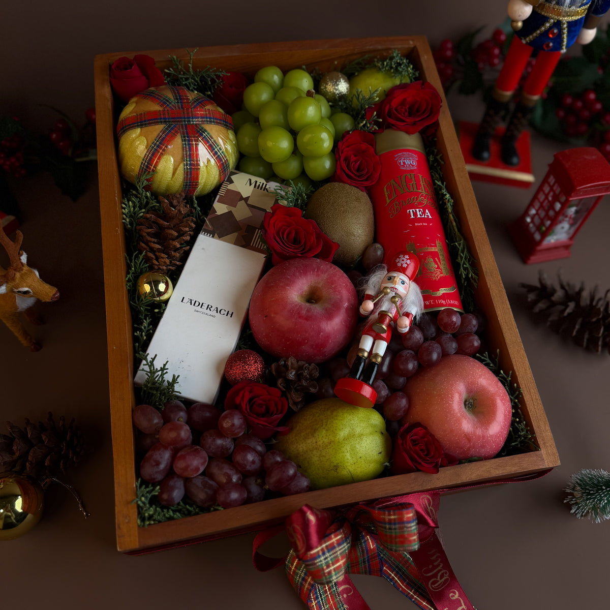 Laderach TWG Christmas Fruit Hamper