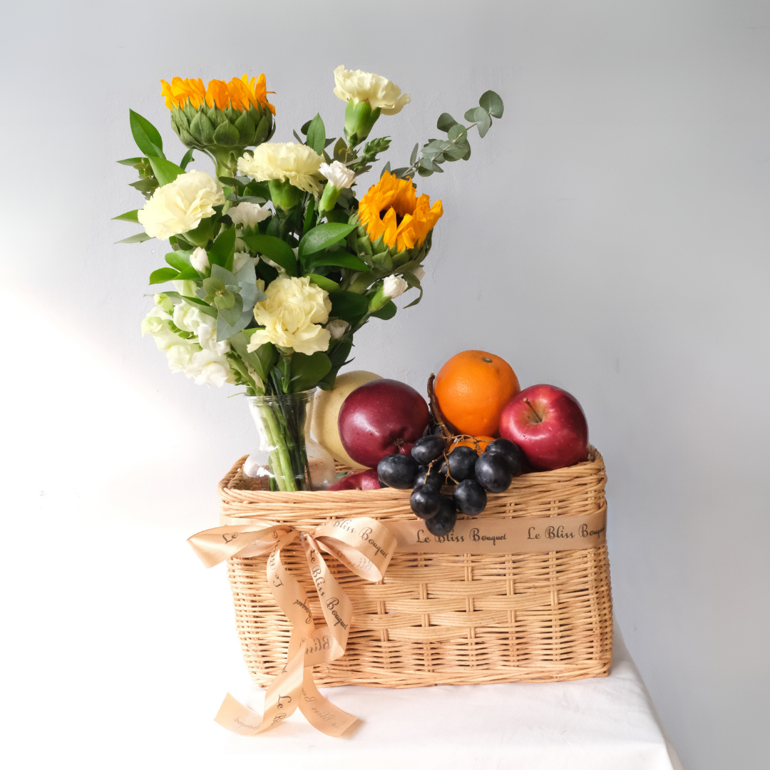 Sunflower Fruit Parcel - Le Bliss Bouquet