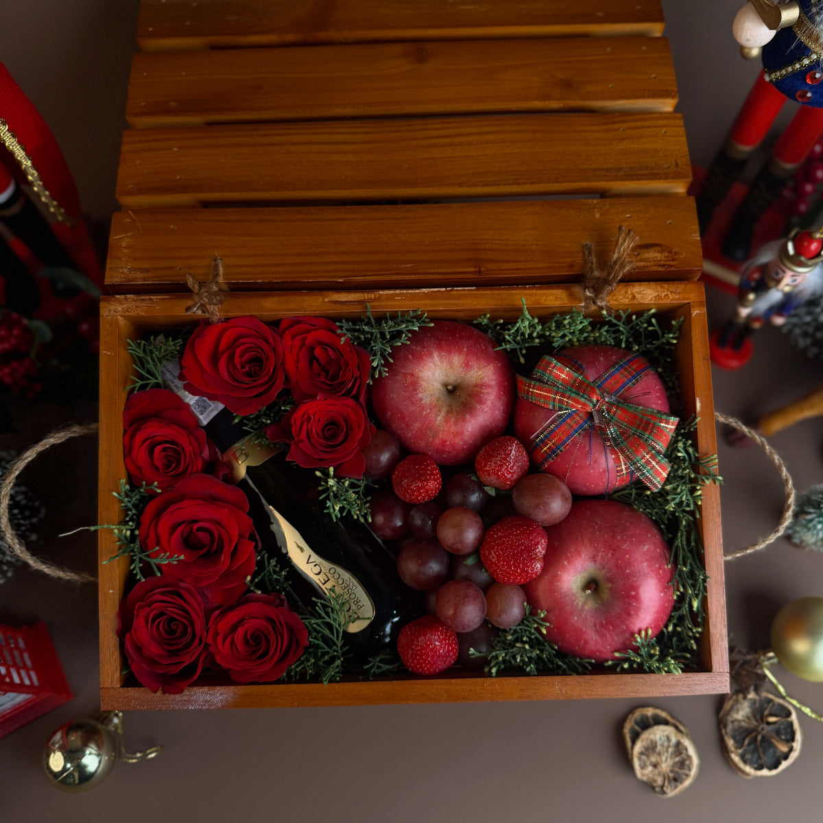 Mini Bottega Festive Fruit Crate Box