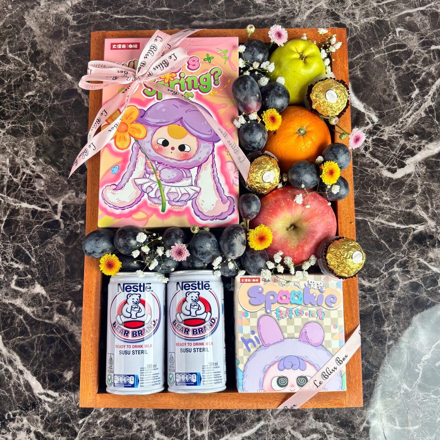 Sweet pop wooden fruit box