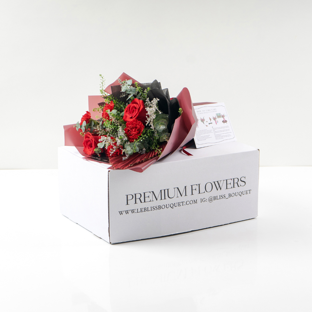 Red Rose Nationwide Bouquet - Le Bliss Bouquet