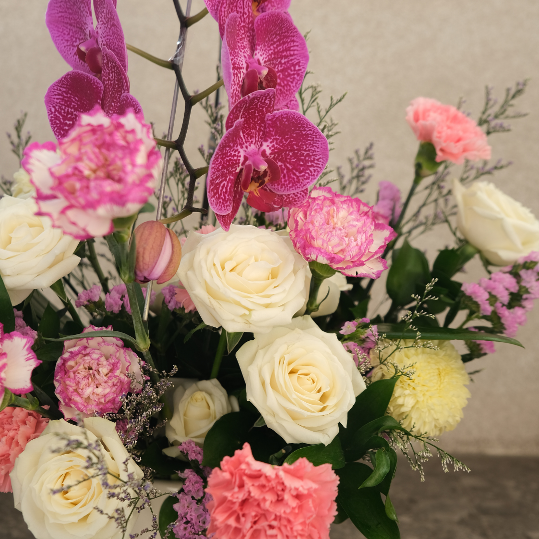 Sweet Purple Orchid Vase