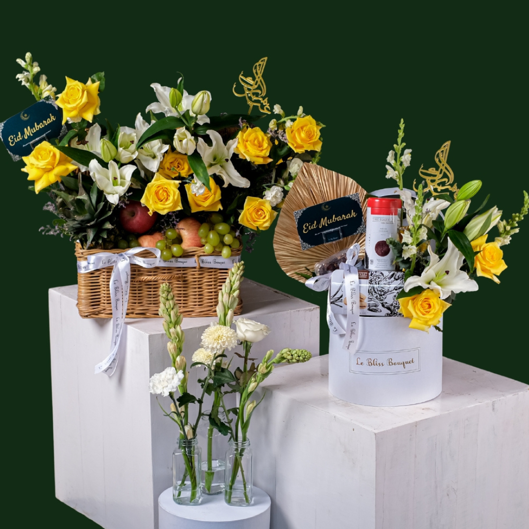 Harmony Harvest: Grand Rattan Eid Fitr Fruit Parcel