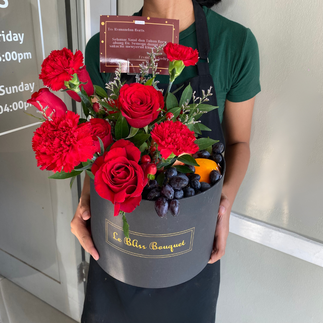 Blooming Box Fruit Parcel - Le Bliss Bouquet