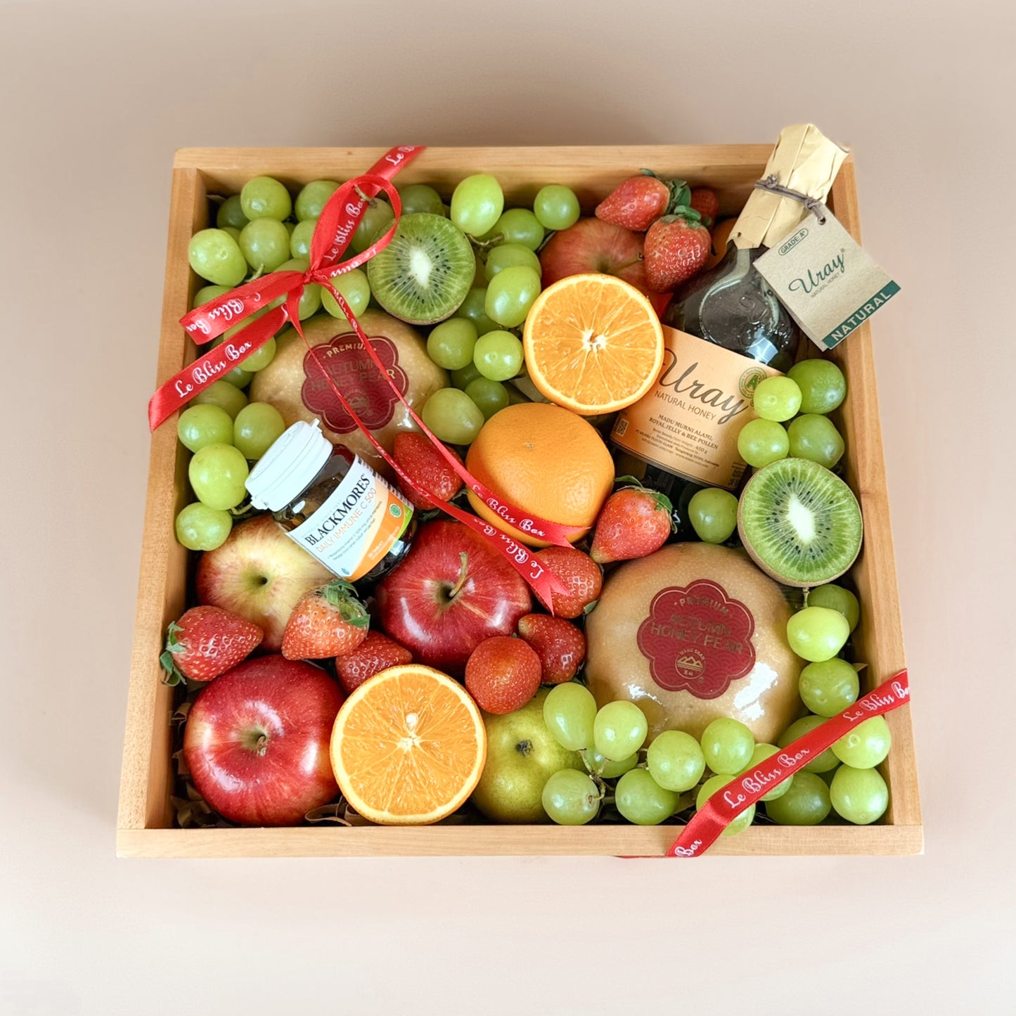 Honey Vit Wooden Fruit Box