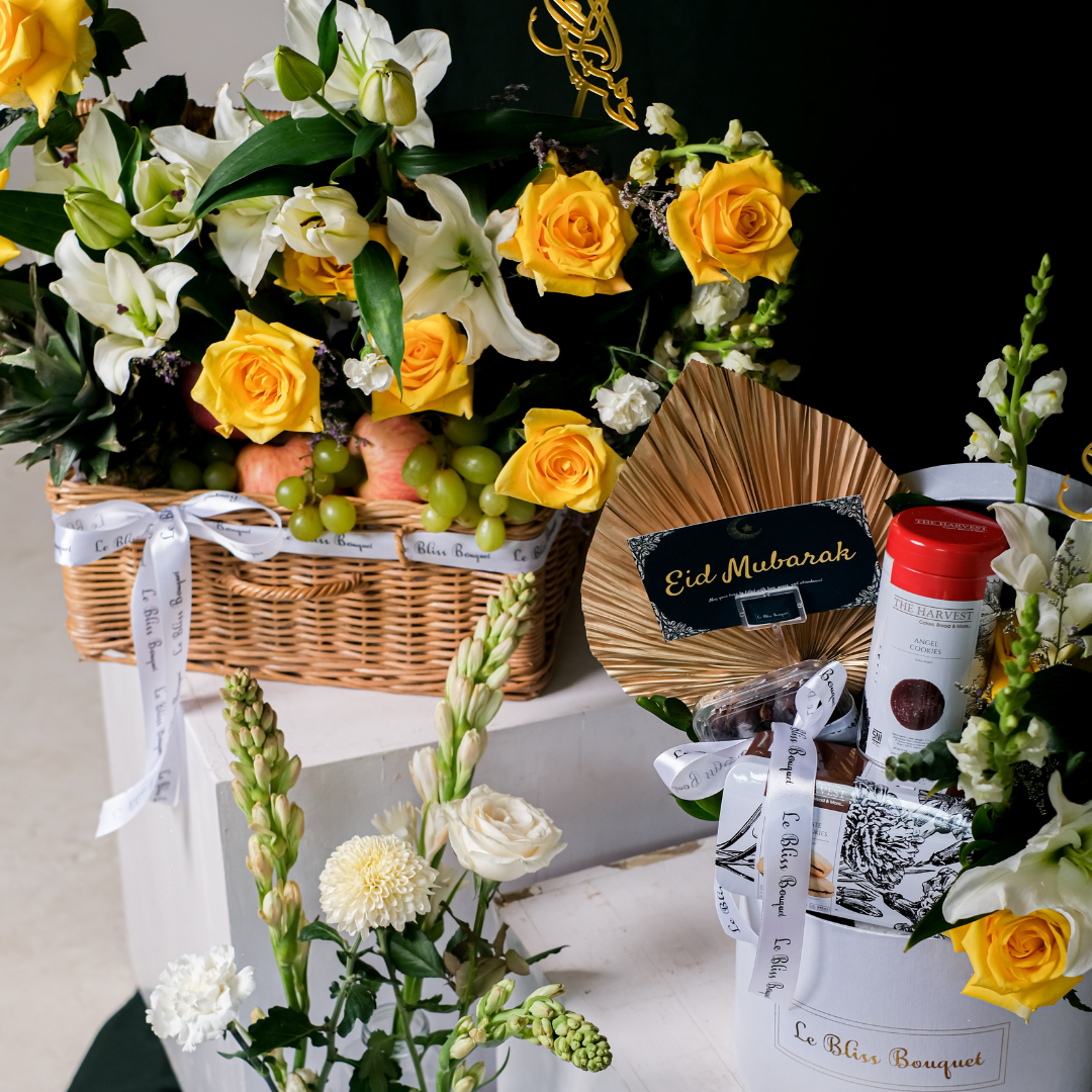 Harmony Harvest: Grand Rattan Eid Fitr Fruit Parcel