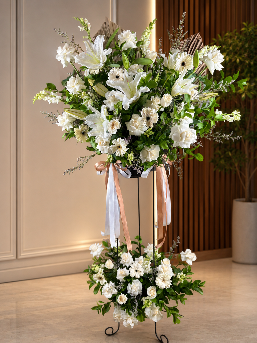 Ivory Majesty Standing Flower
