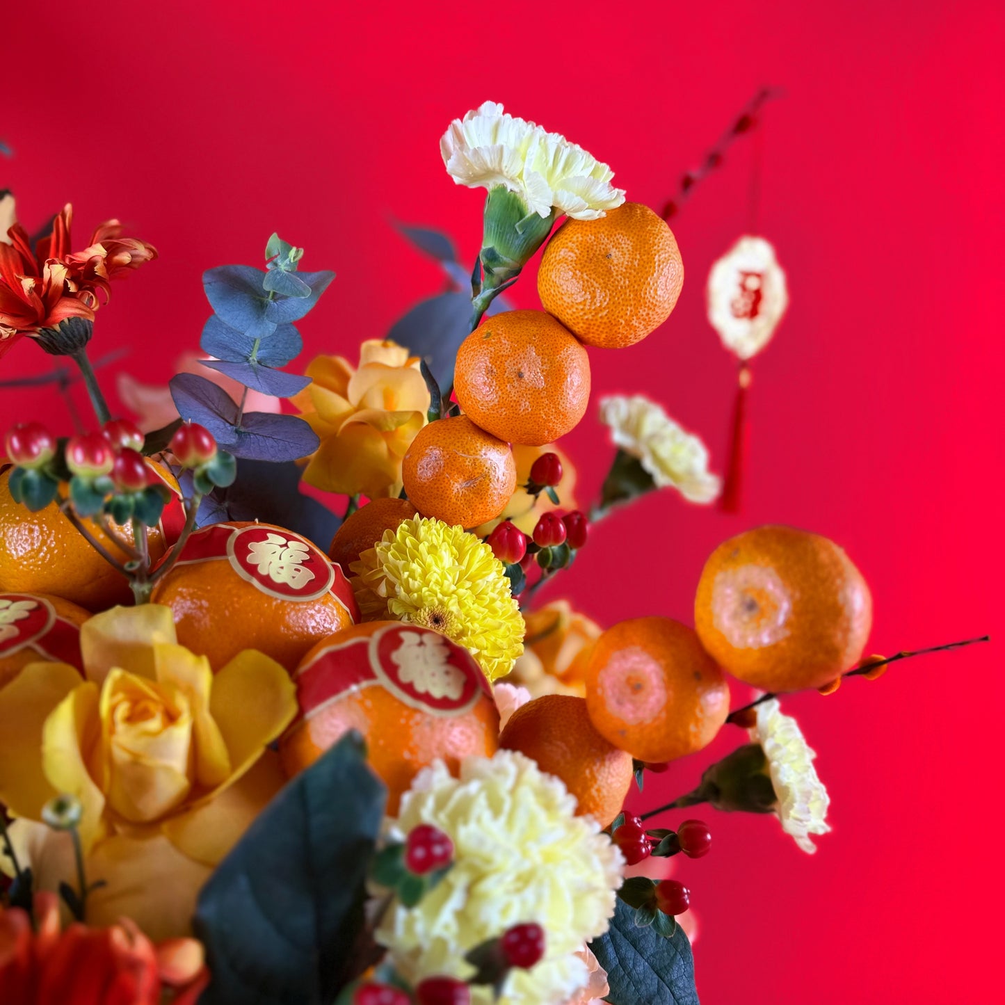 Blissful Fortune Grand Vase Arrangement