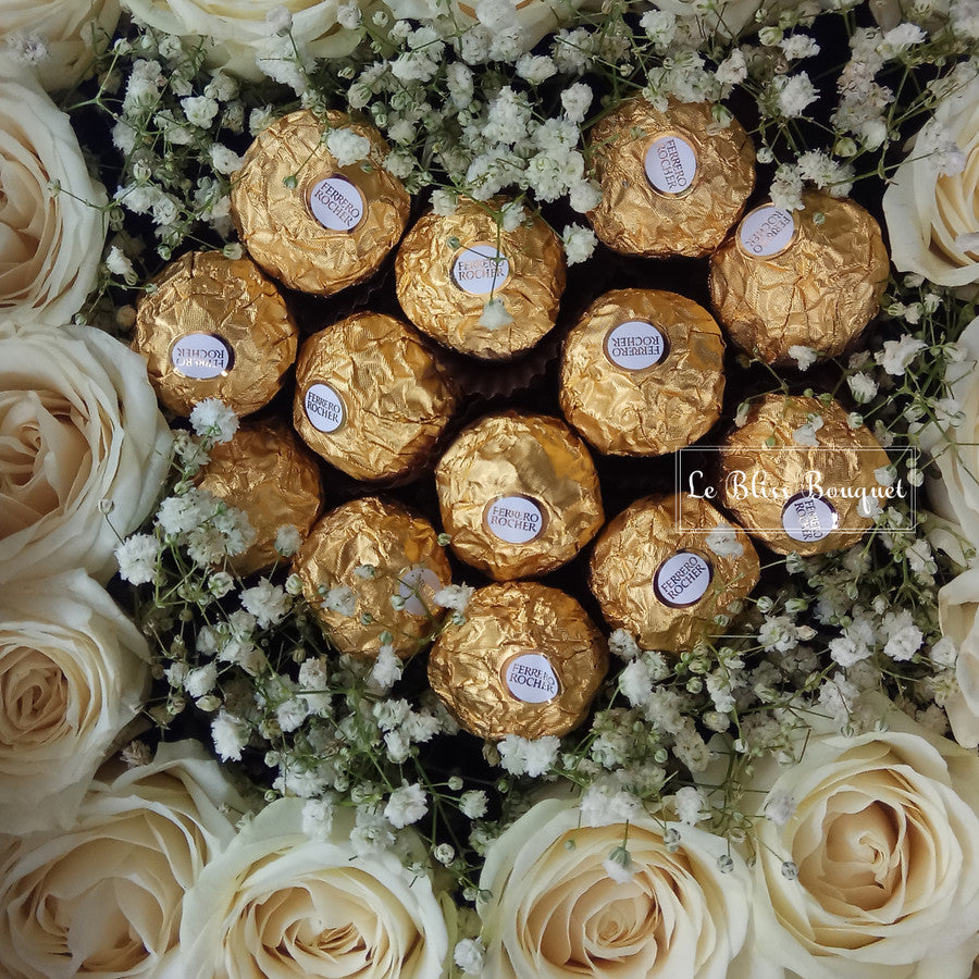 Ferrero Rocher White Rose Gift Box