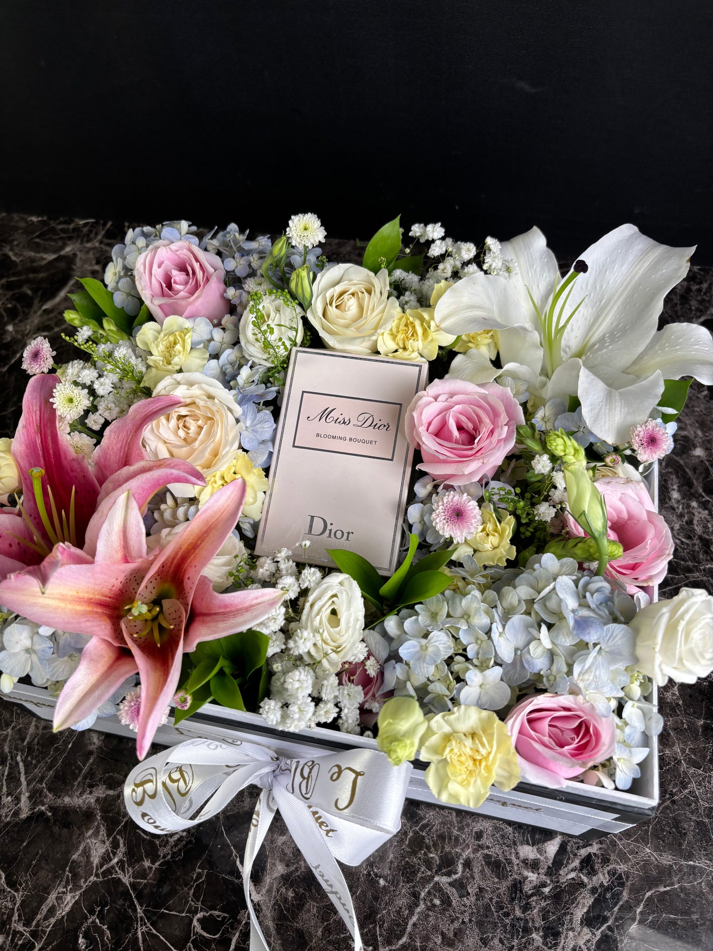 Miss Dior Perfume Flower Box