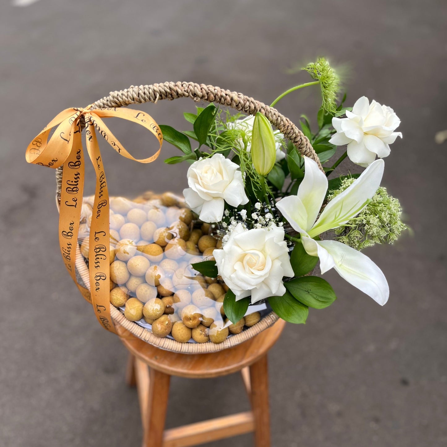 Longan Flower Hamper Basket
