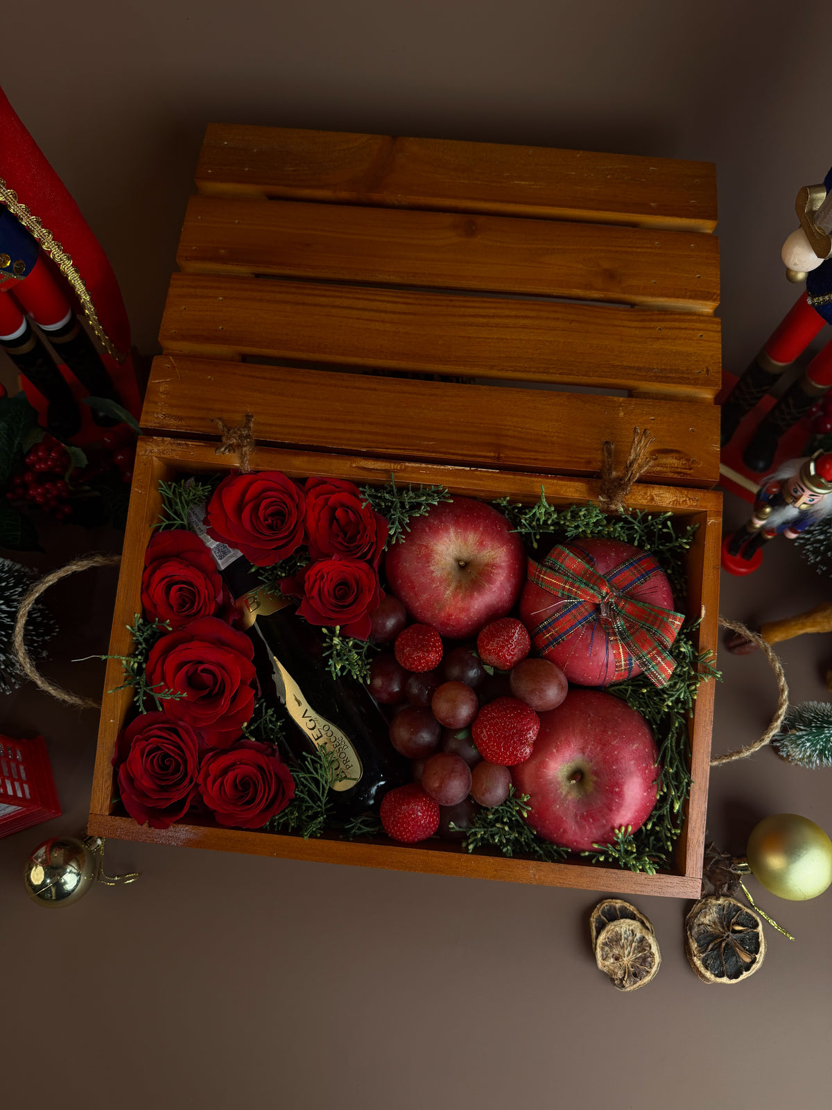 Mini Bottega Festive Fruit Crate Box