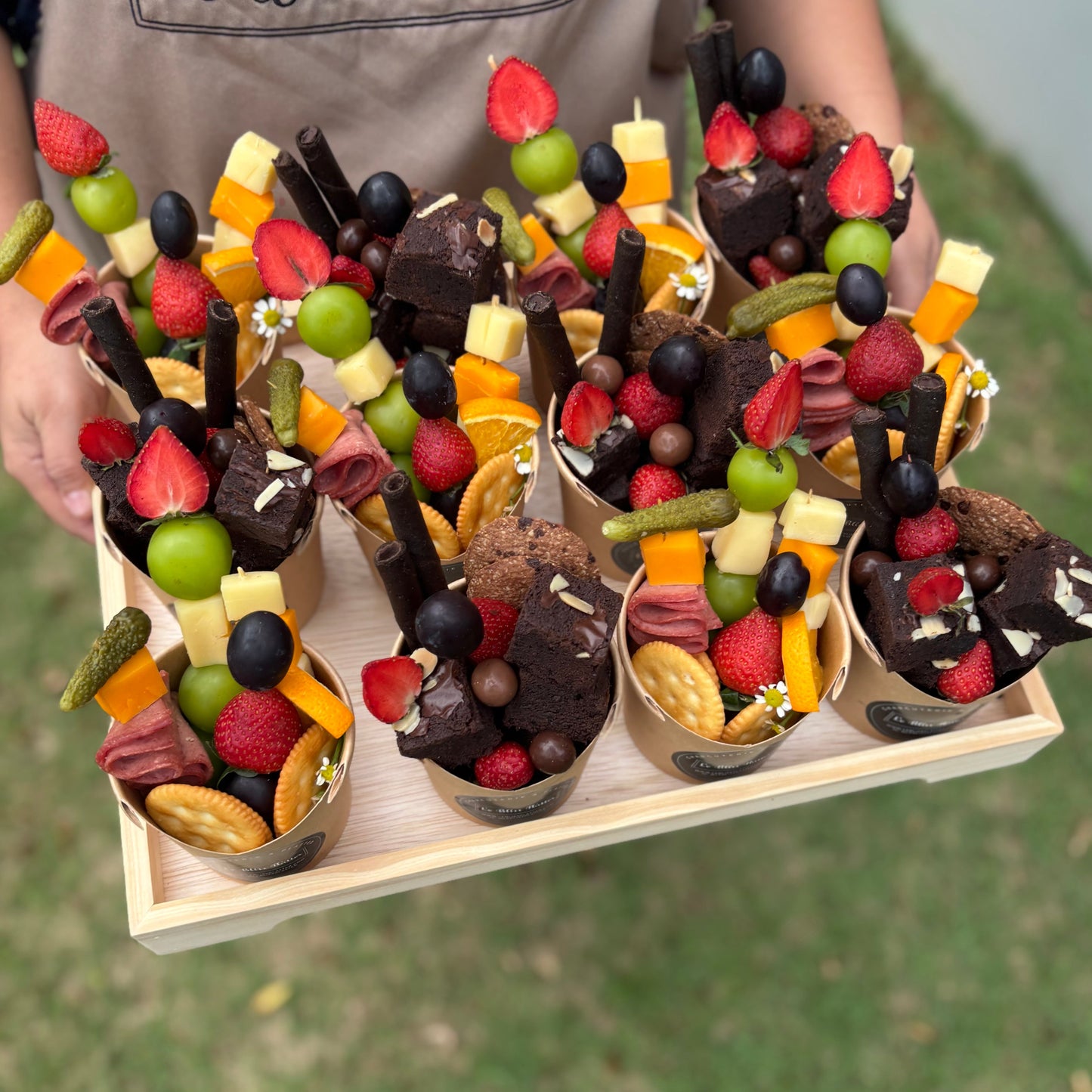 Sweet and Savory Charcuterie in A Cup