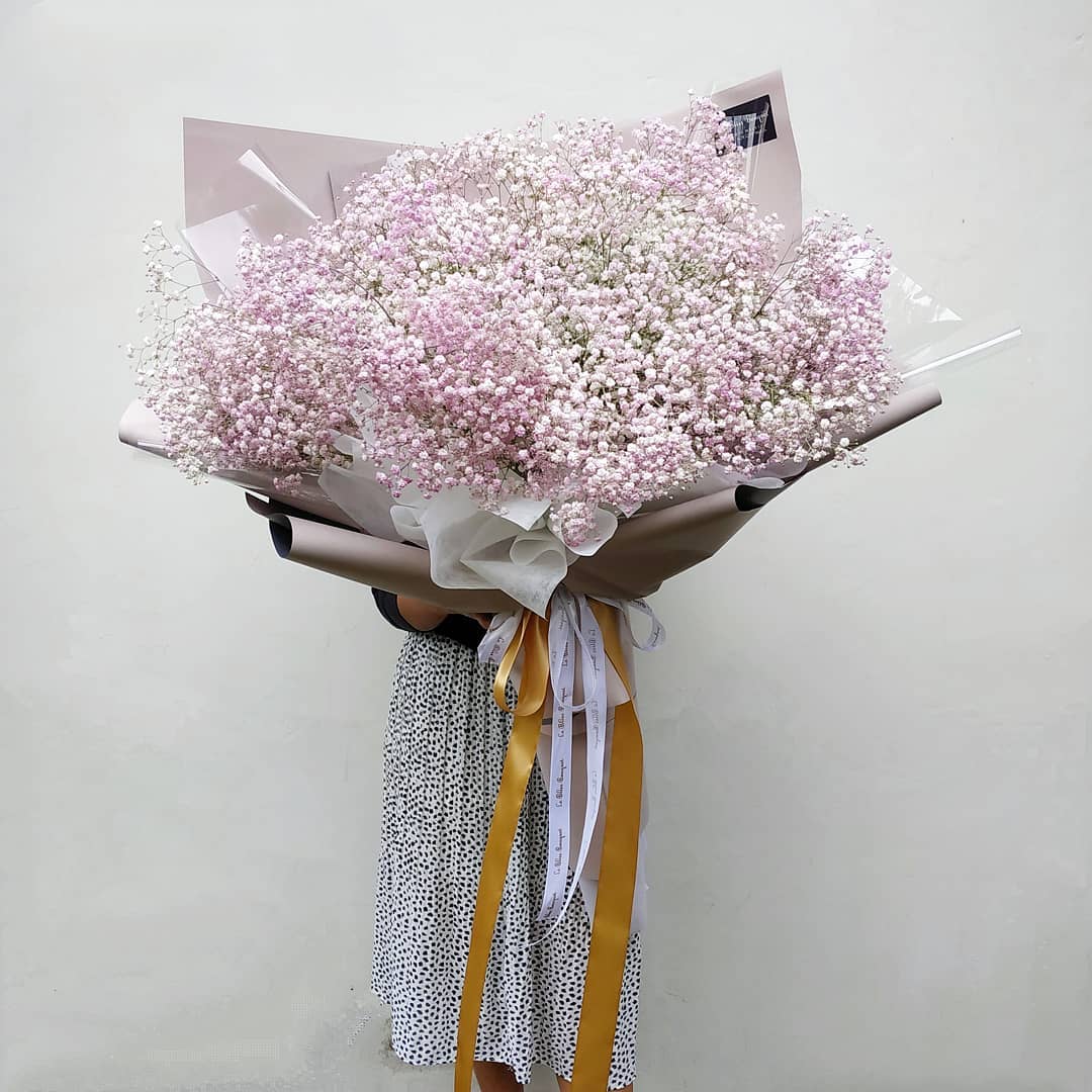 Lilac Babysbreath XL Bouquet