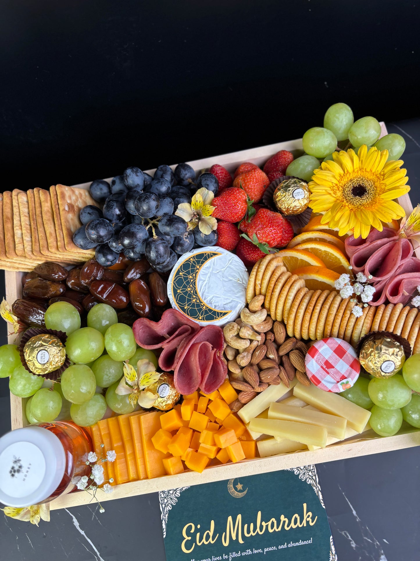Cheese Fruit Platter Eid Fitr Hamper