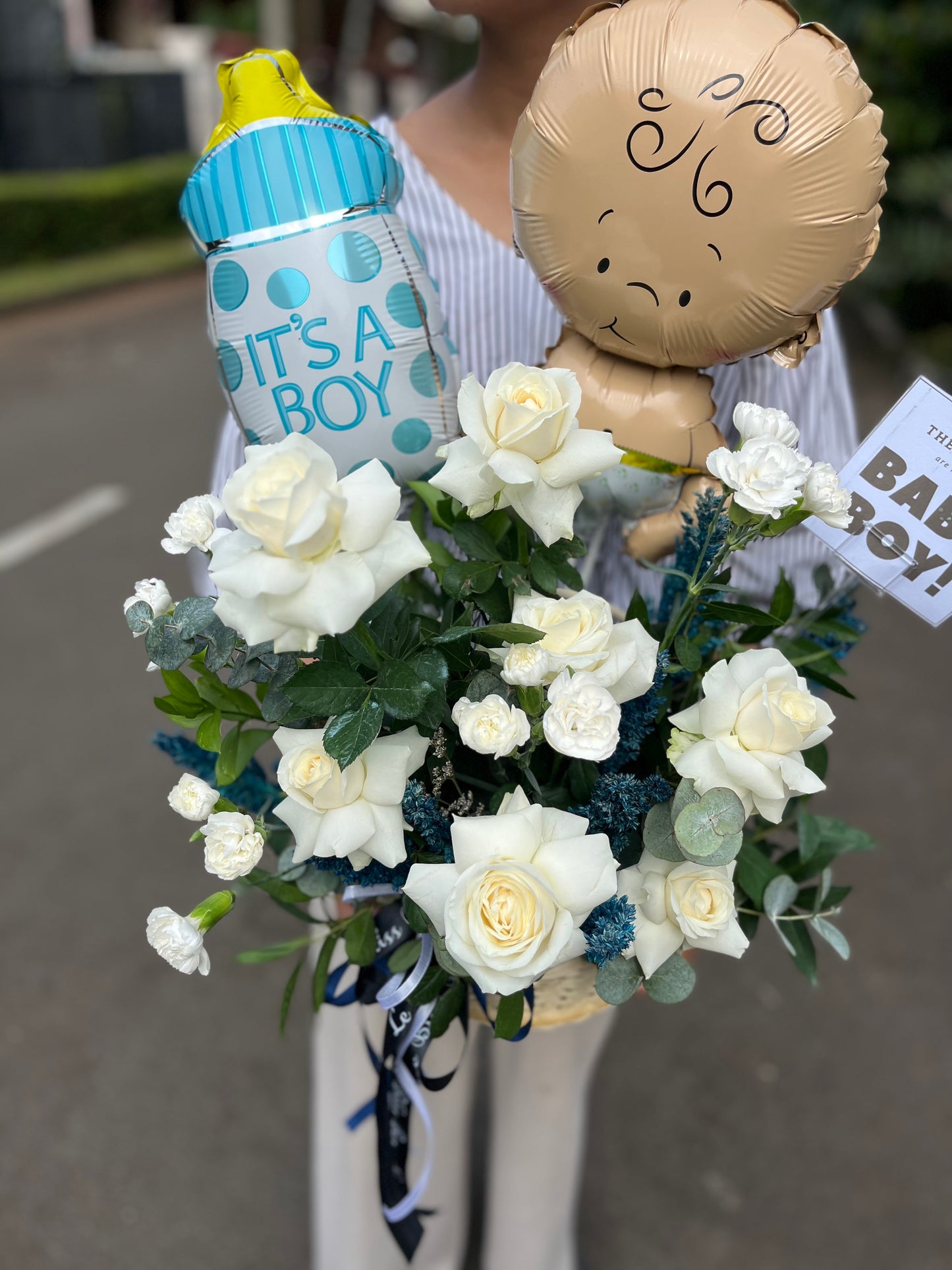 Blooming Newborn Small Basket