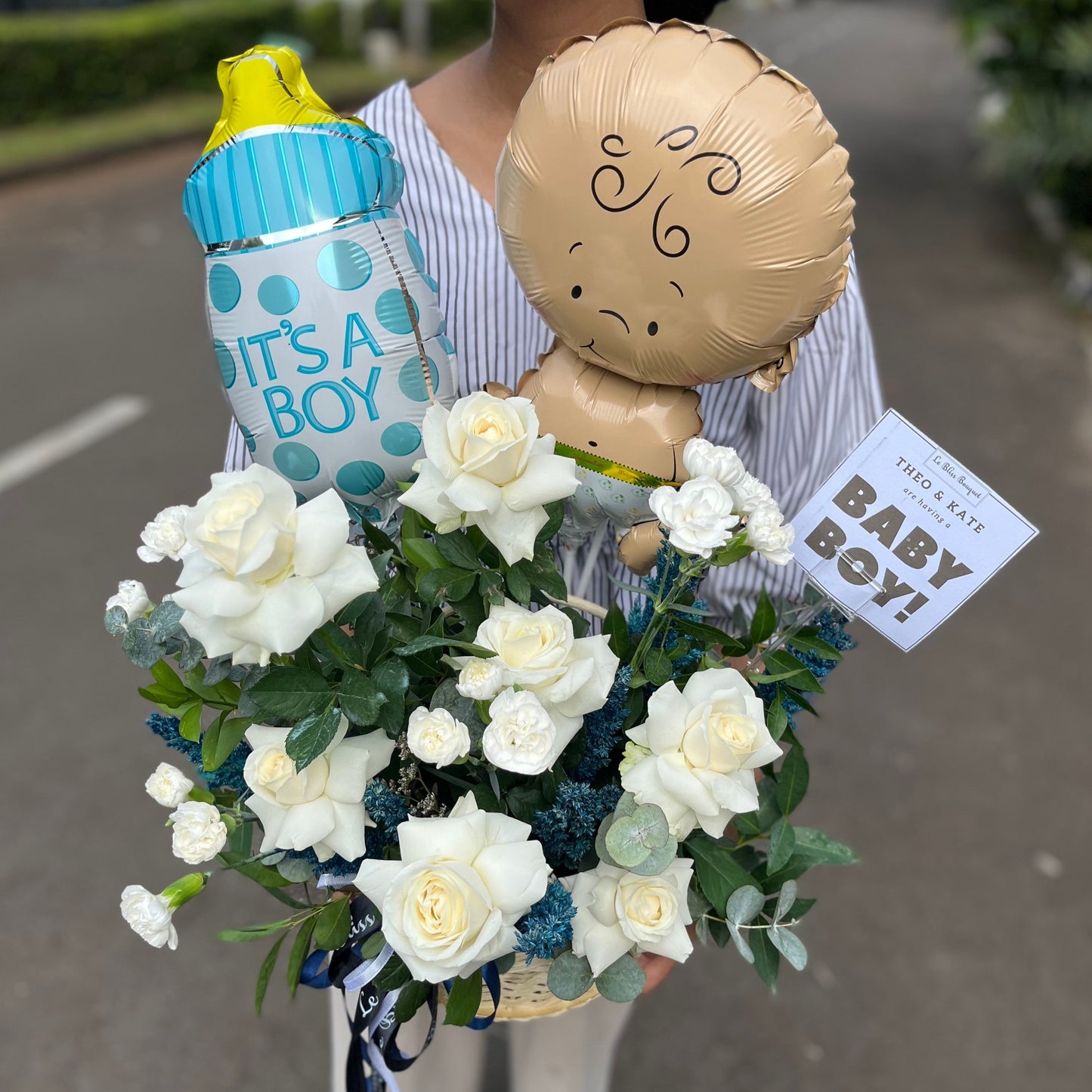 Blooming Newborn Small Basket