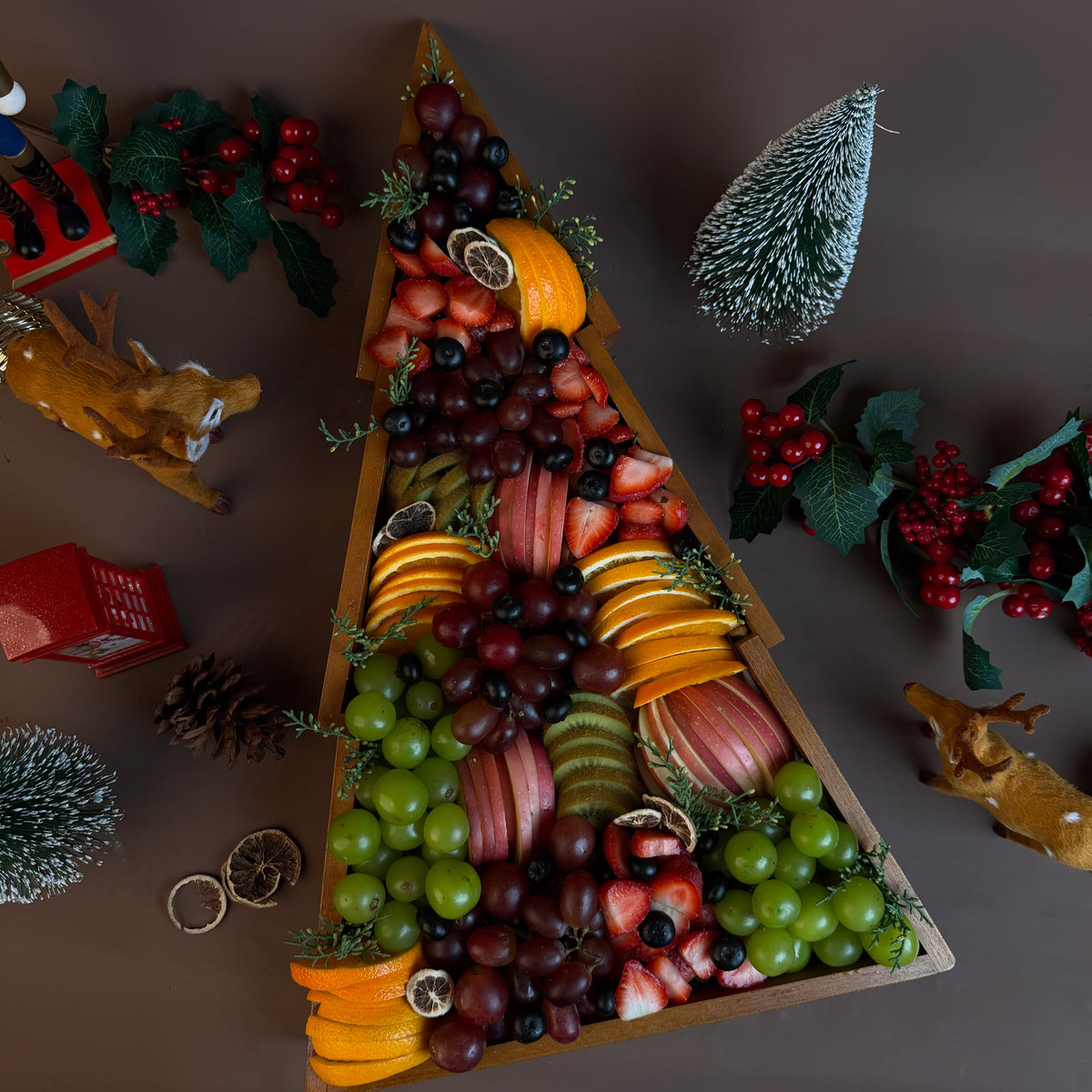 Christmas Tree Fruit Platter
