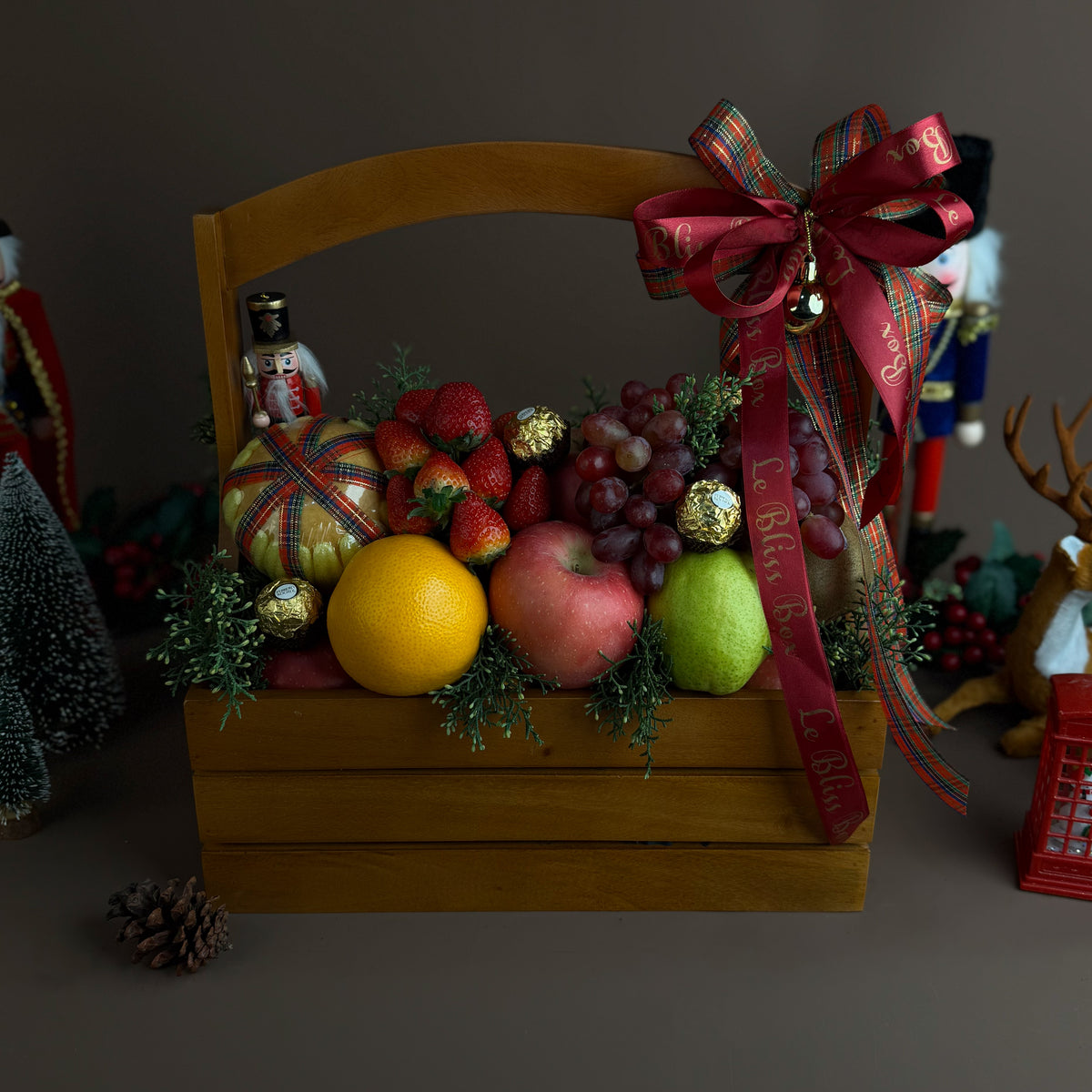 A Very Merry Fruit Crate