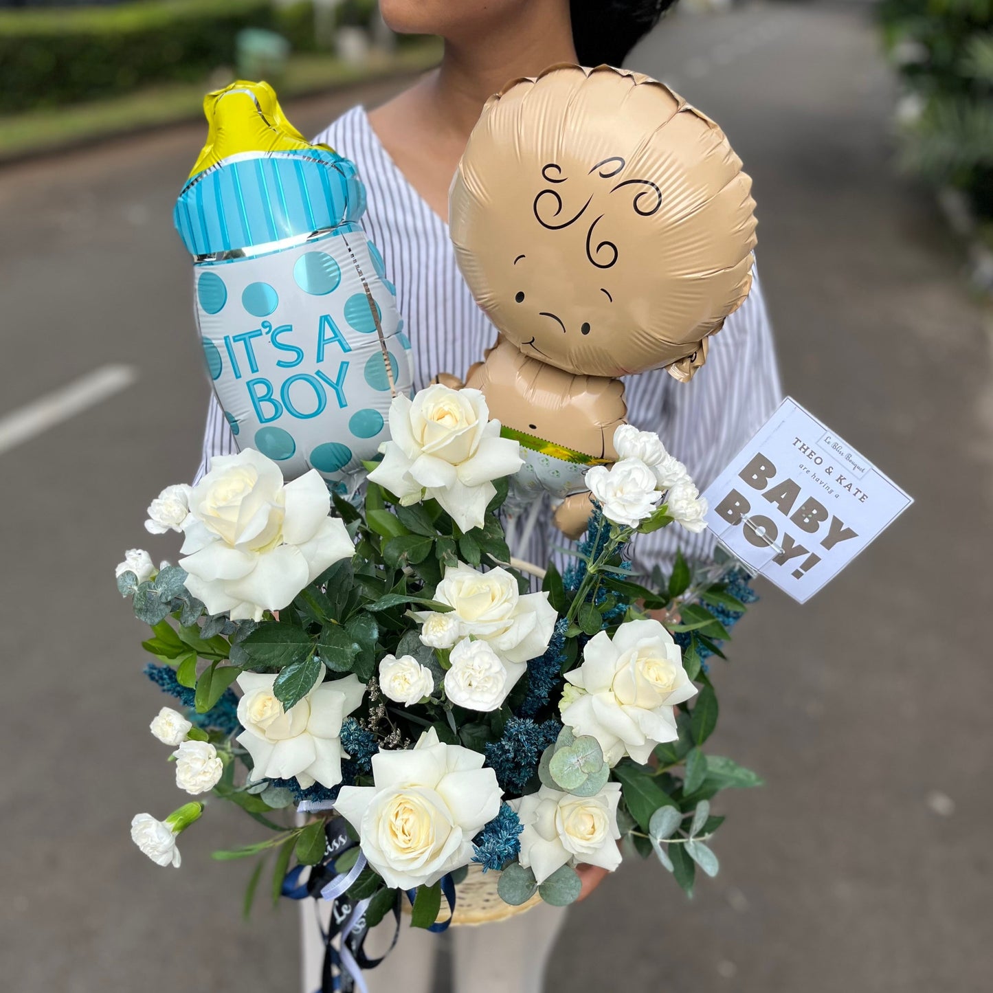 Blooming Newborn Small Basket