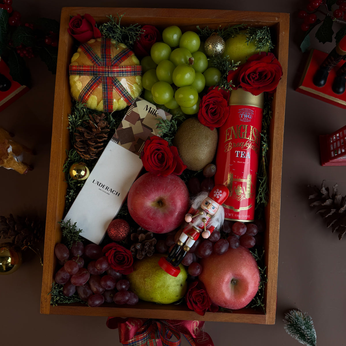 Laderach TWG Christmas Fruit Hamper
