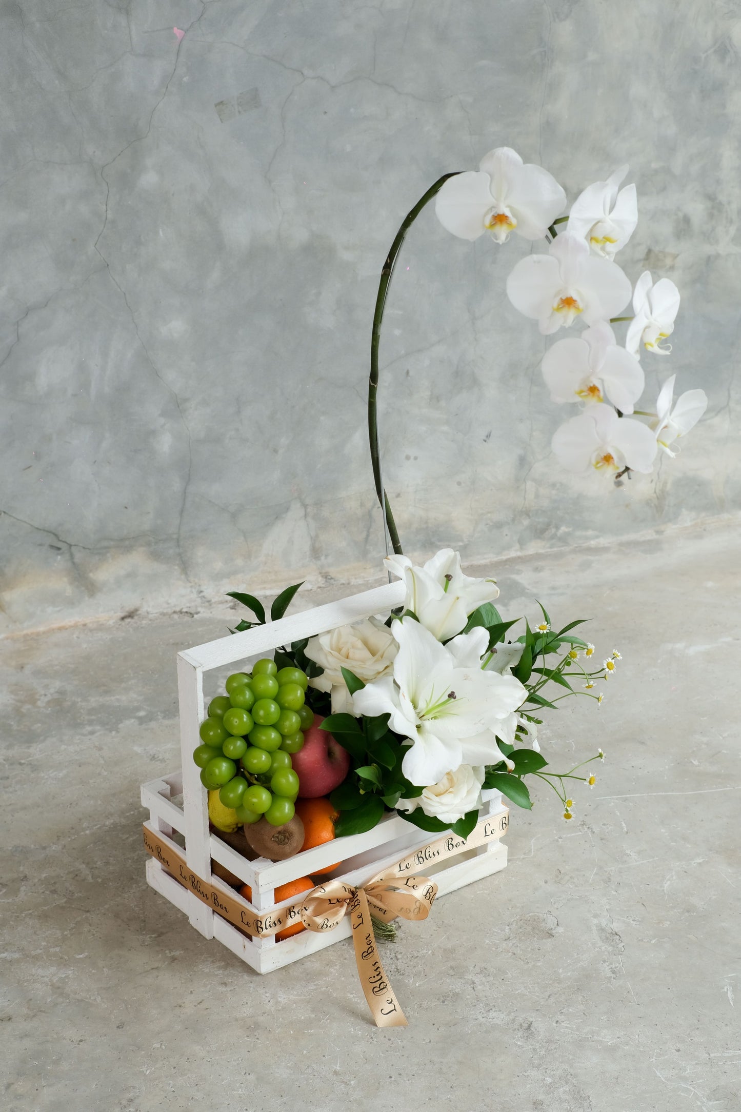 Orchid Lily Fruit Parcel