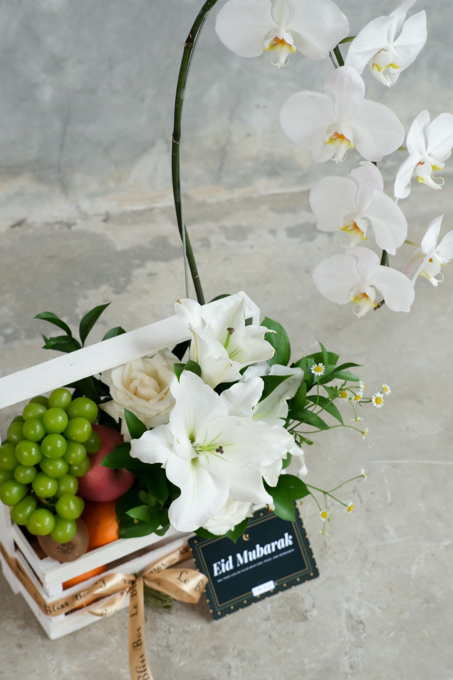 Orchid Lily Fruit Parcel